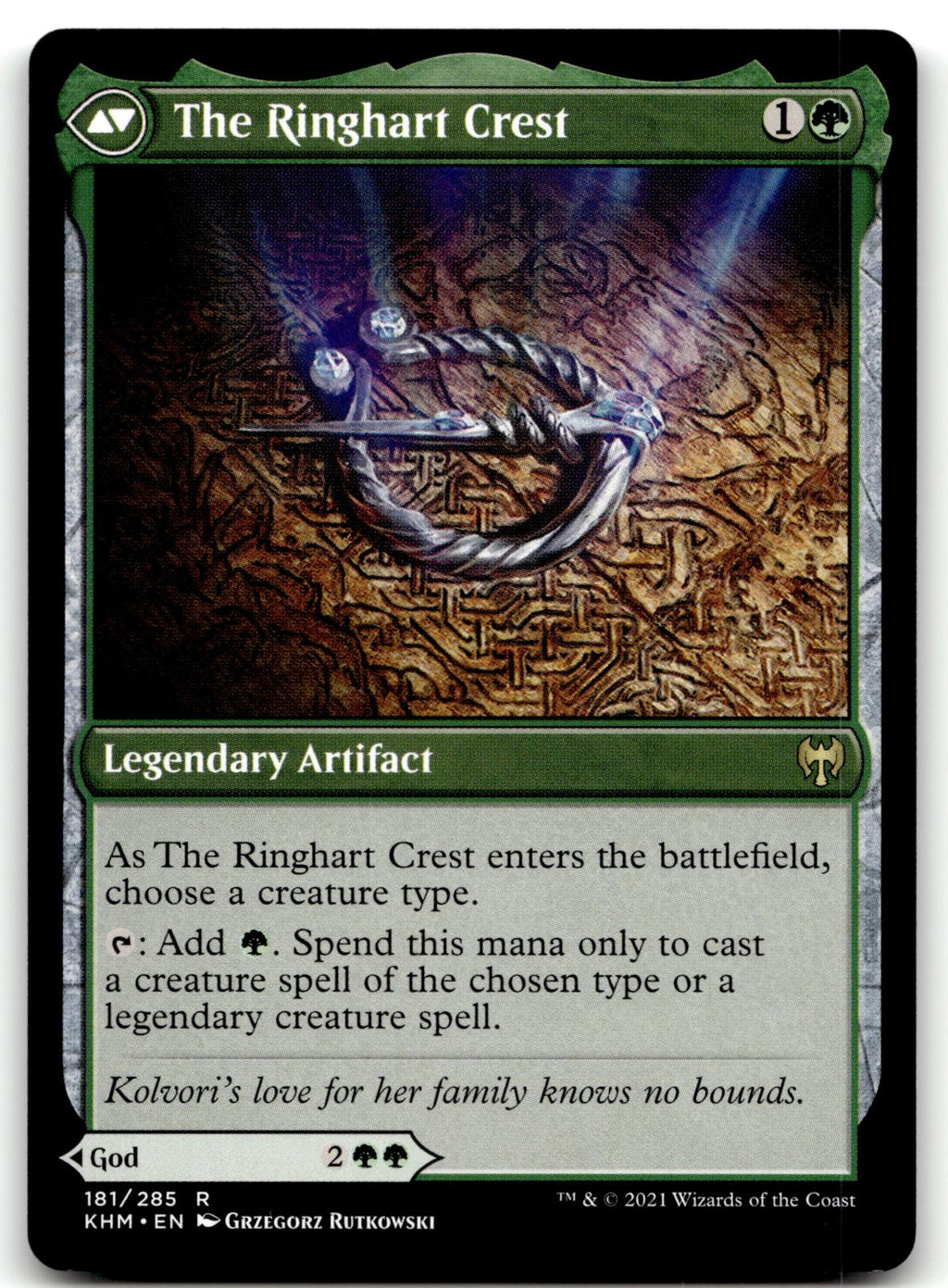 Kolvori, God of Kinship 181 Rare Kaldheim Magic: The Gathering Near Mint