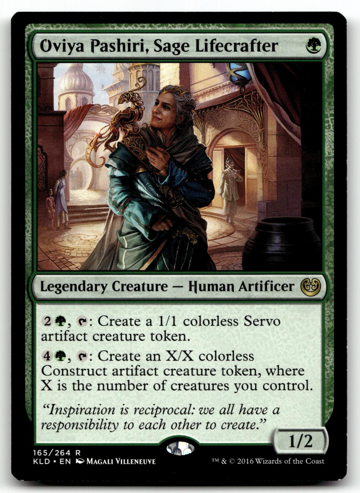 Oviya Pashiri, Sage Lifecrafter 165 Rare Kaladesh Magic: The Gathering Near Mint