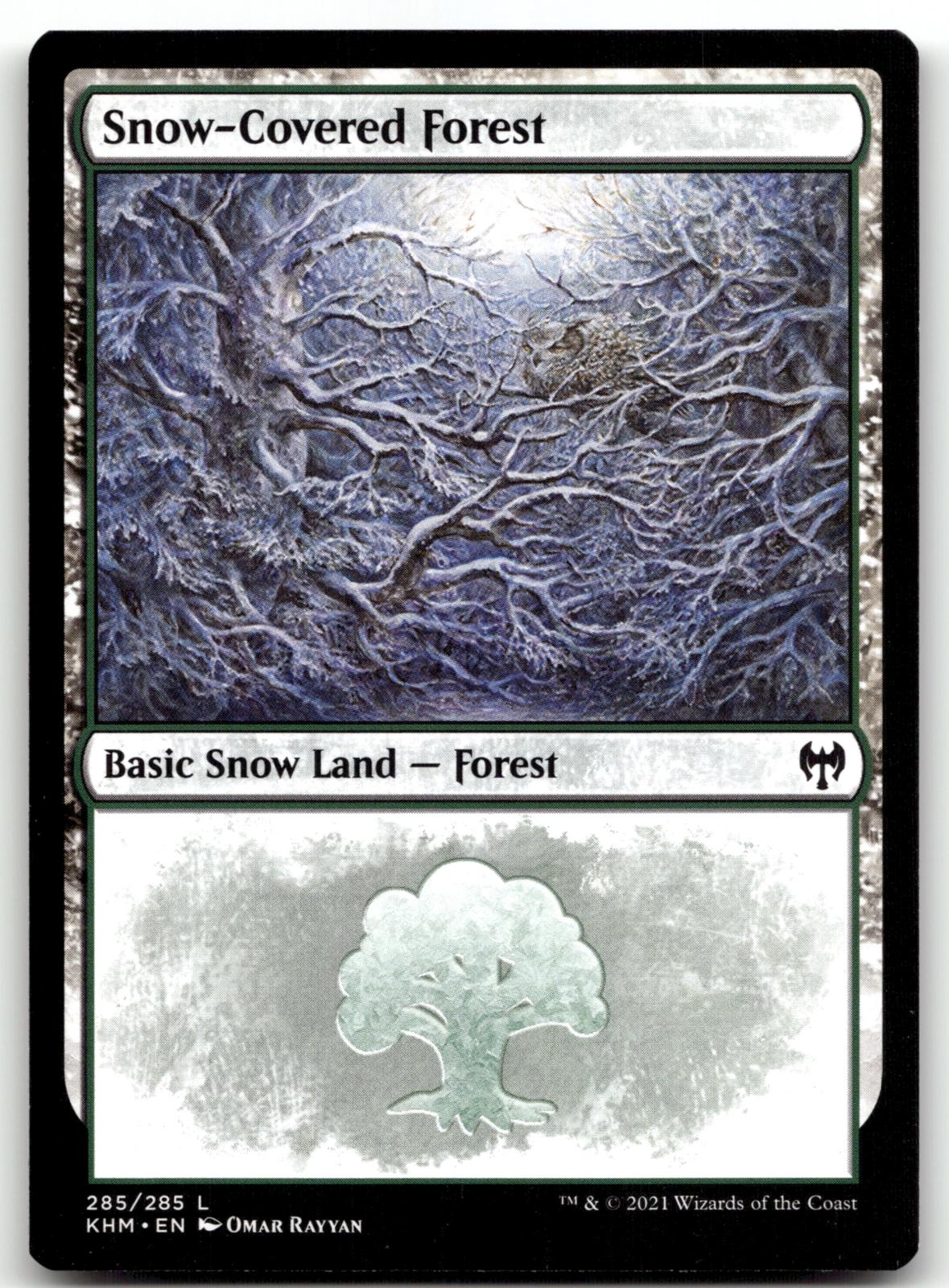 Snow-Covered Forest (285) 285 Land Kaldheim Magic: The Gathering Near Mint