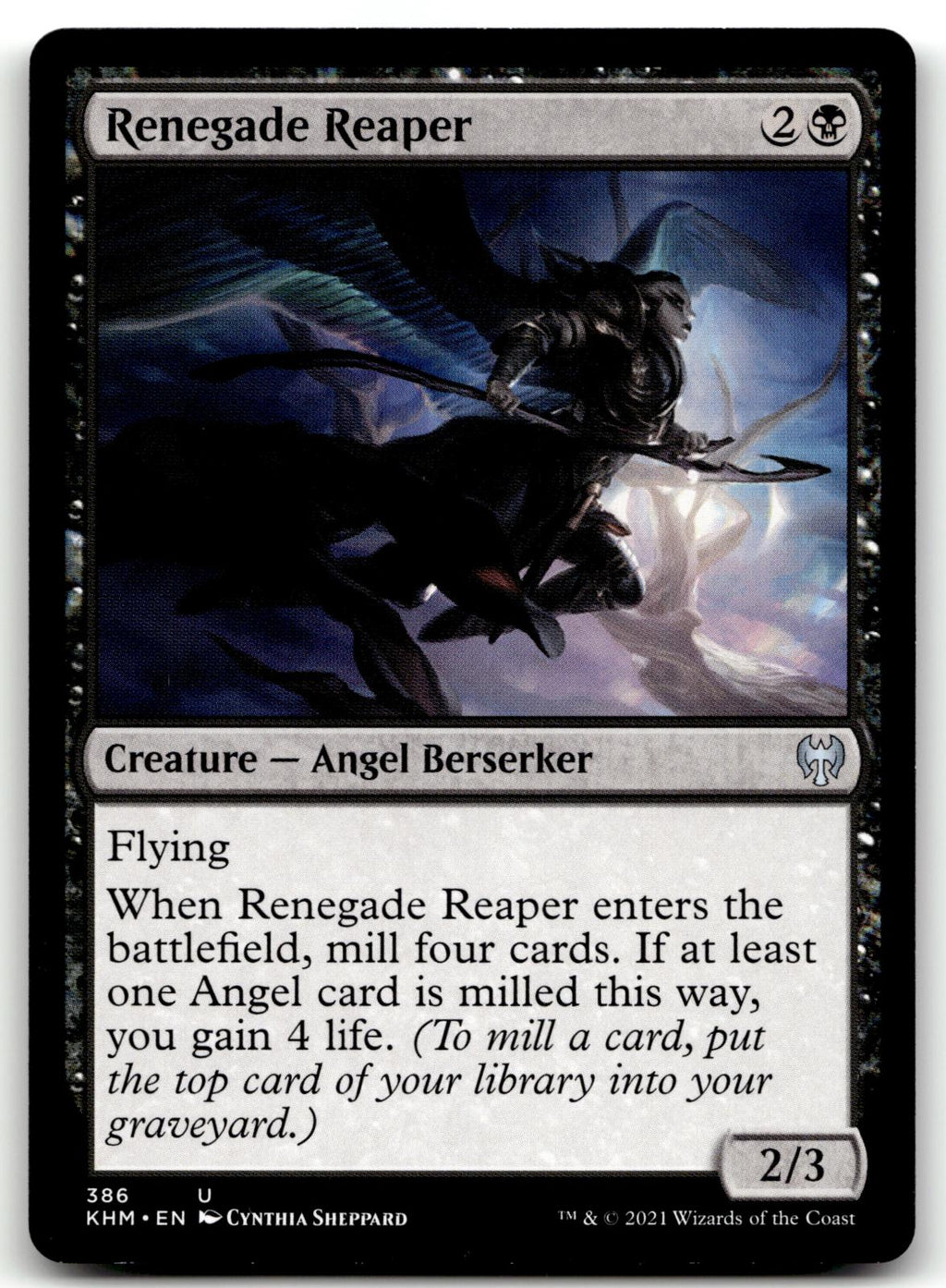 Renegade Reaper 386 Uncommon Kaldheim Magic: The Gathering Near Mint