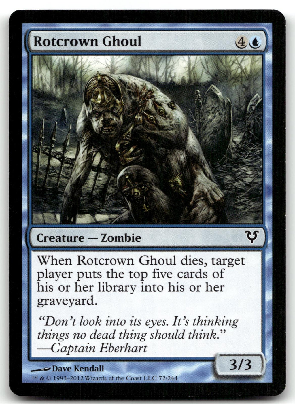 Rotcrown Ghoul 72 Common Avacyn Restored Magic: The Gathering Near Mint