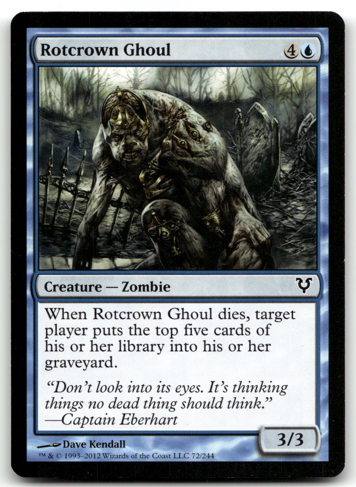 Rotcrown Ghoul 72 Common Avacyn Restored Magic: The Gathering Near Mint