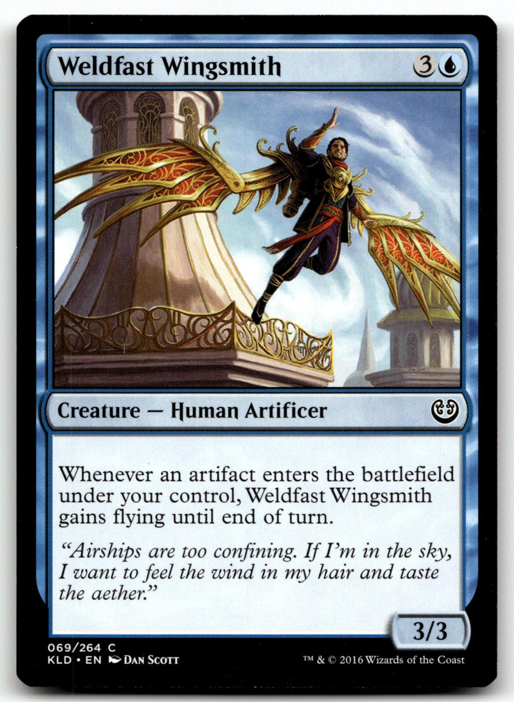 Weldfast Wingsmith 69 Common Kaladesh Magic: The Gathering Near Mint