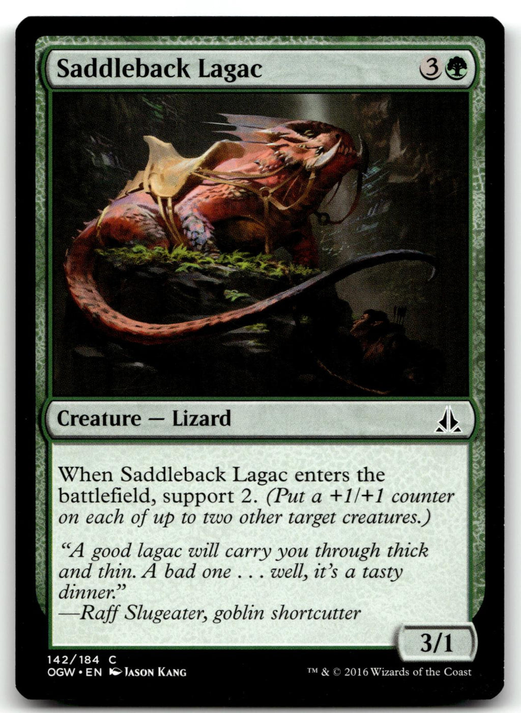 Saddleback Lagac 142 Common Oath of the Gatewatch Magic: The Gathering Near Mint