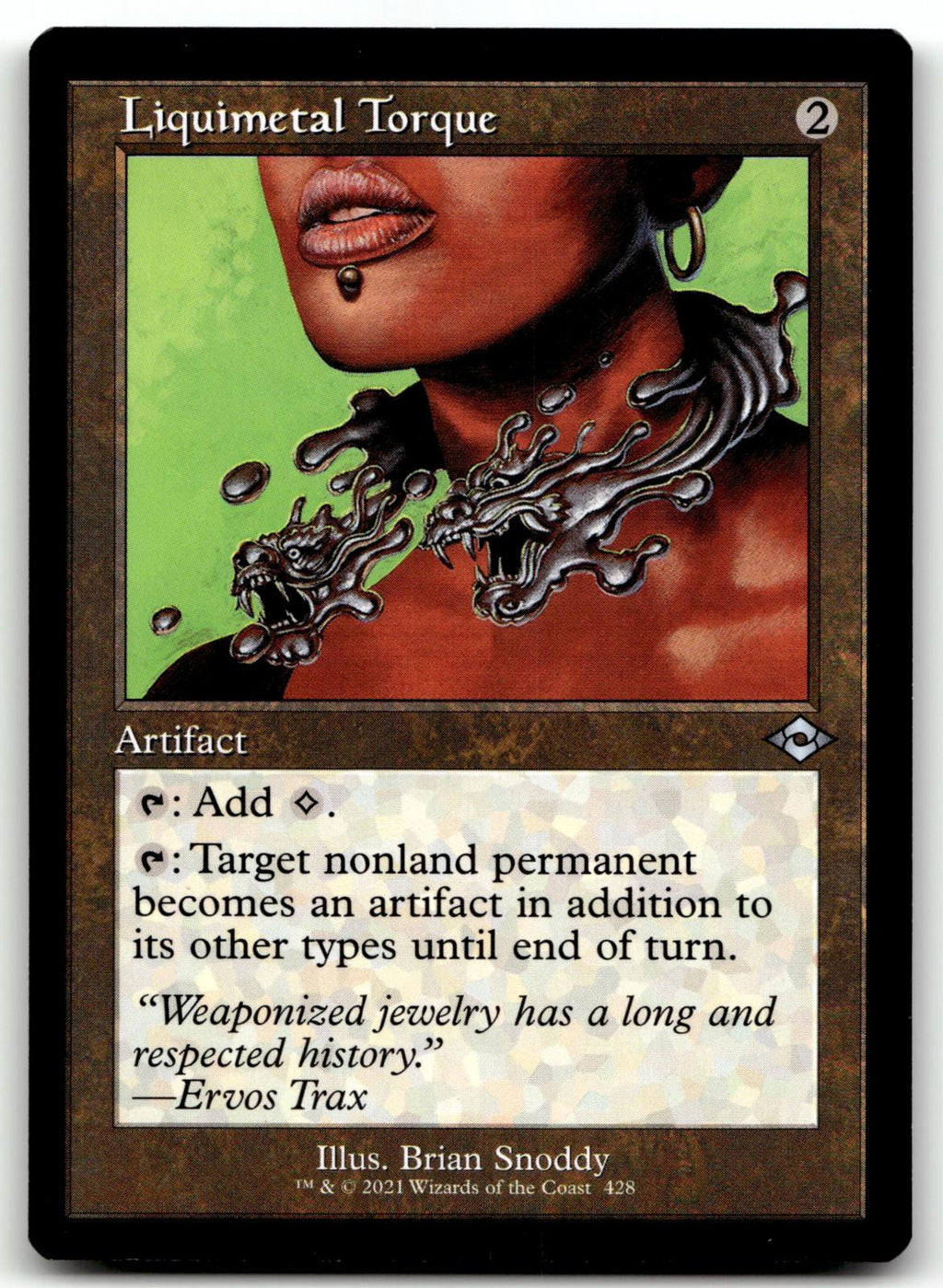 Liquimetal Torque (Retro Frame) 428 Modern Horizons 2 Magic: The Gathering NM