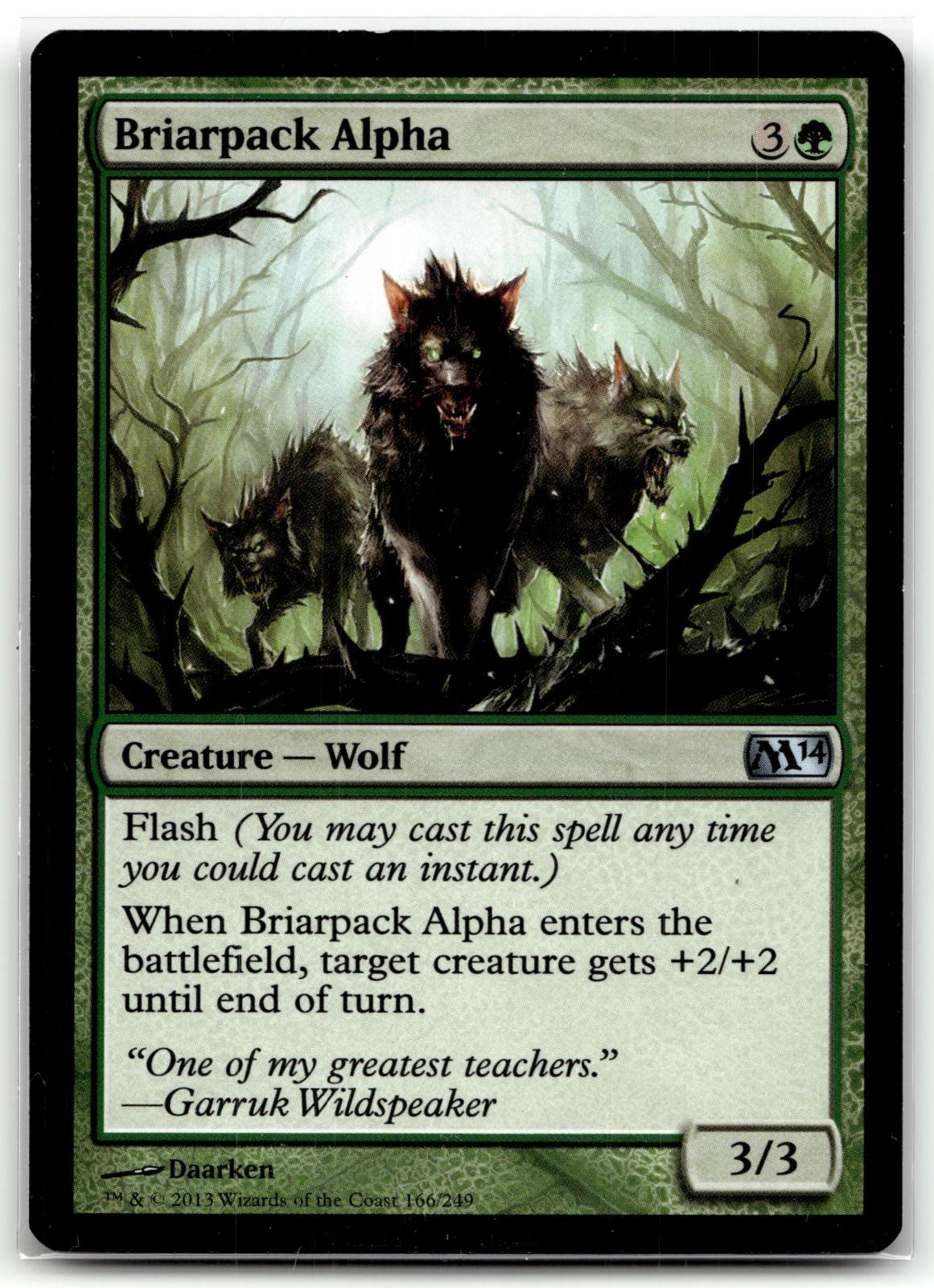Briarpack Alpha 166 Uncommon Magic 2014 (M14) Magic: The Gathering Near Mint