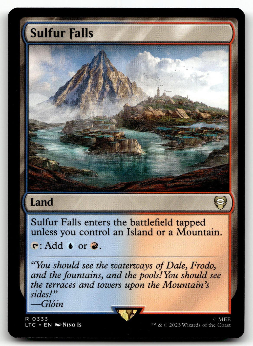 Sulfur Falls 333 Commander: The Lord of the Rings: Tales of Middle-earth 