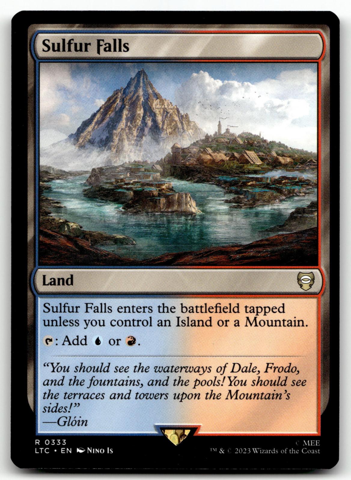 Sulfur Falls 333 Commander: The Lord of the Rings: Tales of Middle-earth 