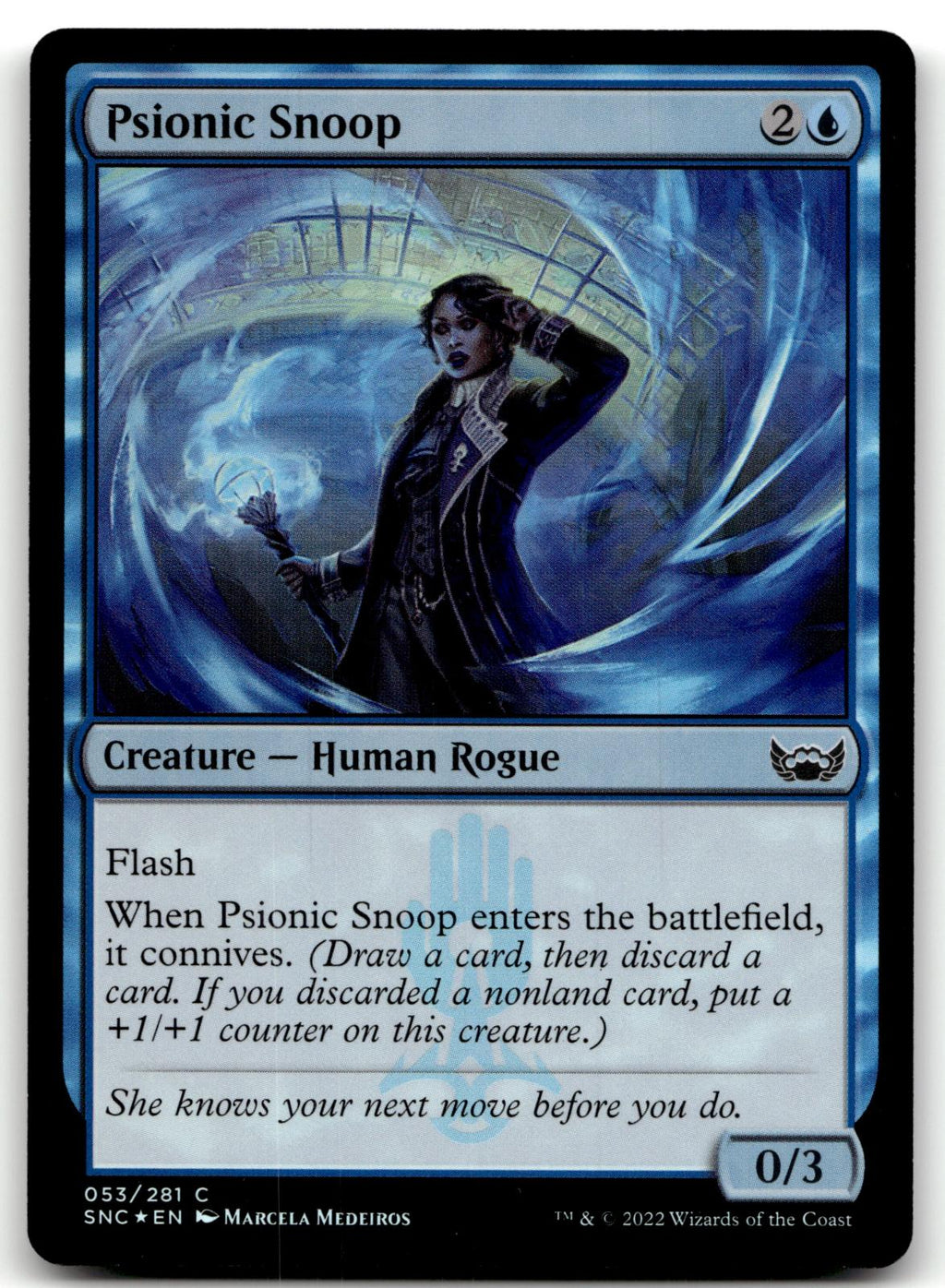 Psionic Snoop 53 Common Streets of New Capenna Magic: The Gathering Foil NM
