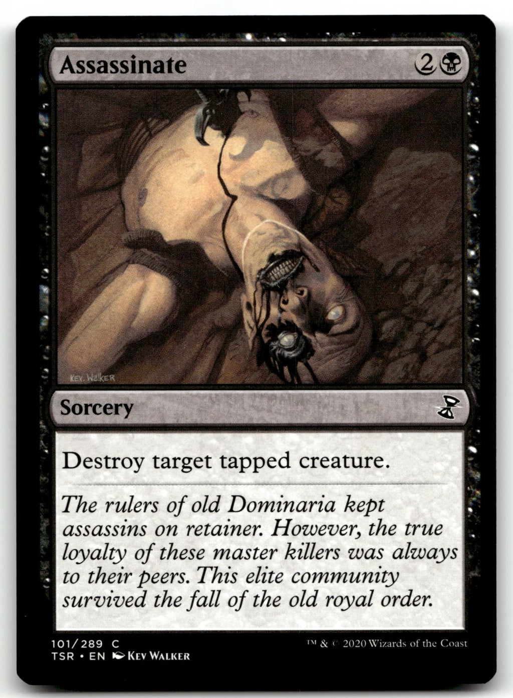 Assassinate 101 Common Time Spiral: Remastered Magic: The Gathering Near Mint