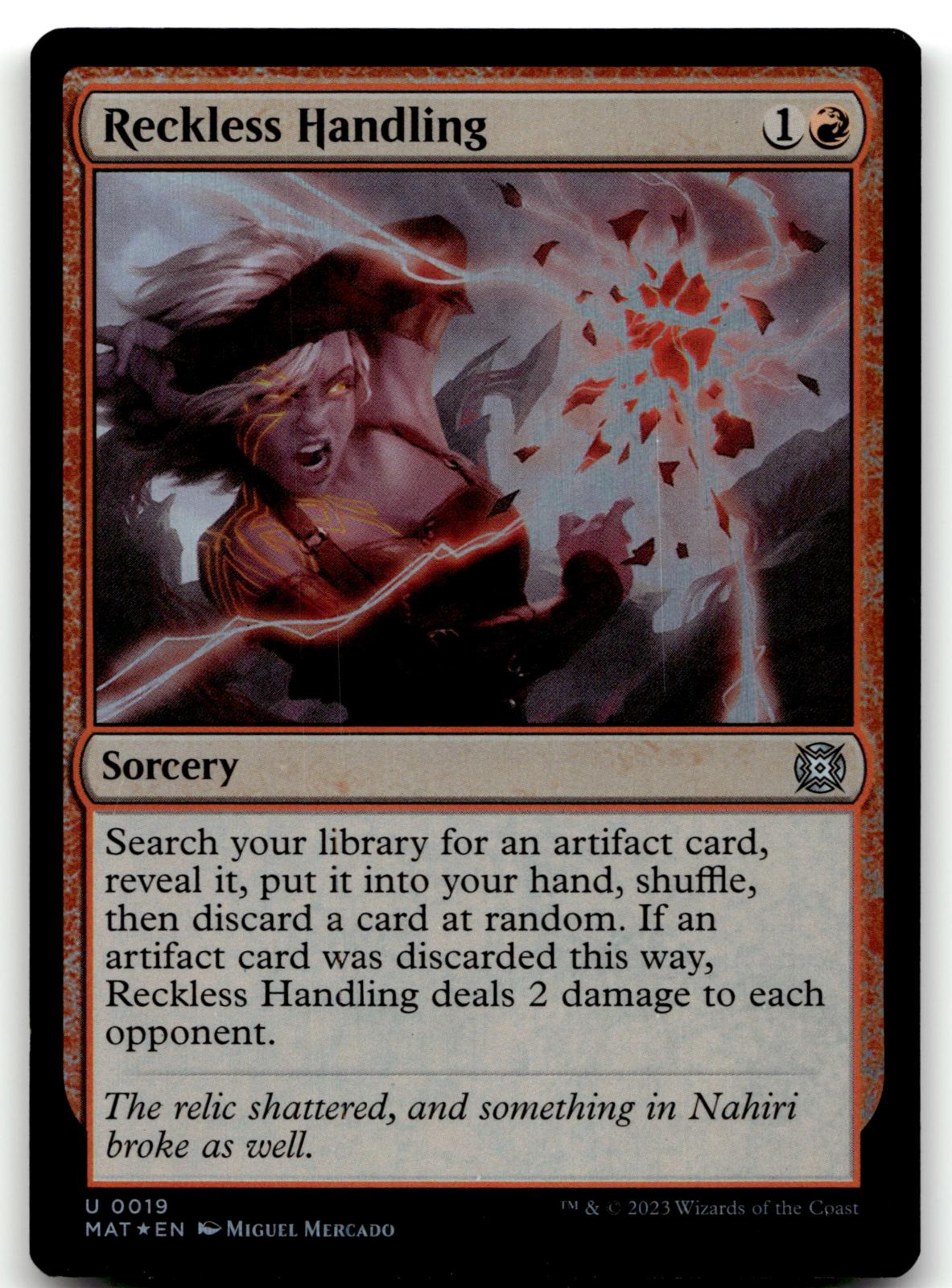 Reckless Handling 19 March of the Machine: The Aftermath Magic: The Gathering Foil NM