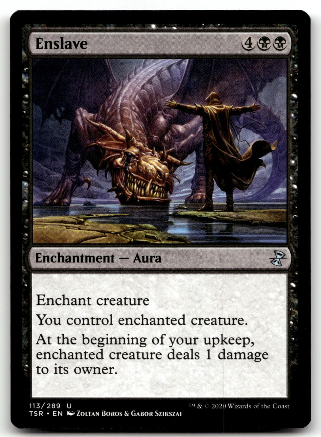 Enslave 113 Uncommon Time Spiral: Remastered Magic: The Gathering Near Mint
