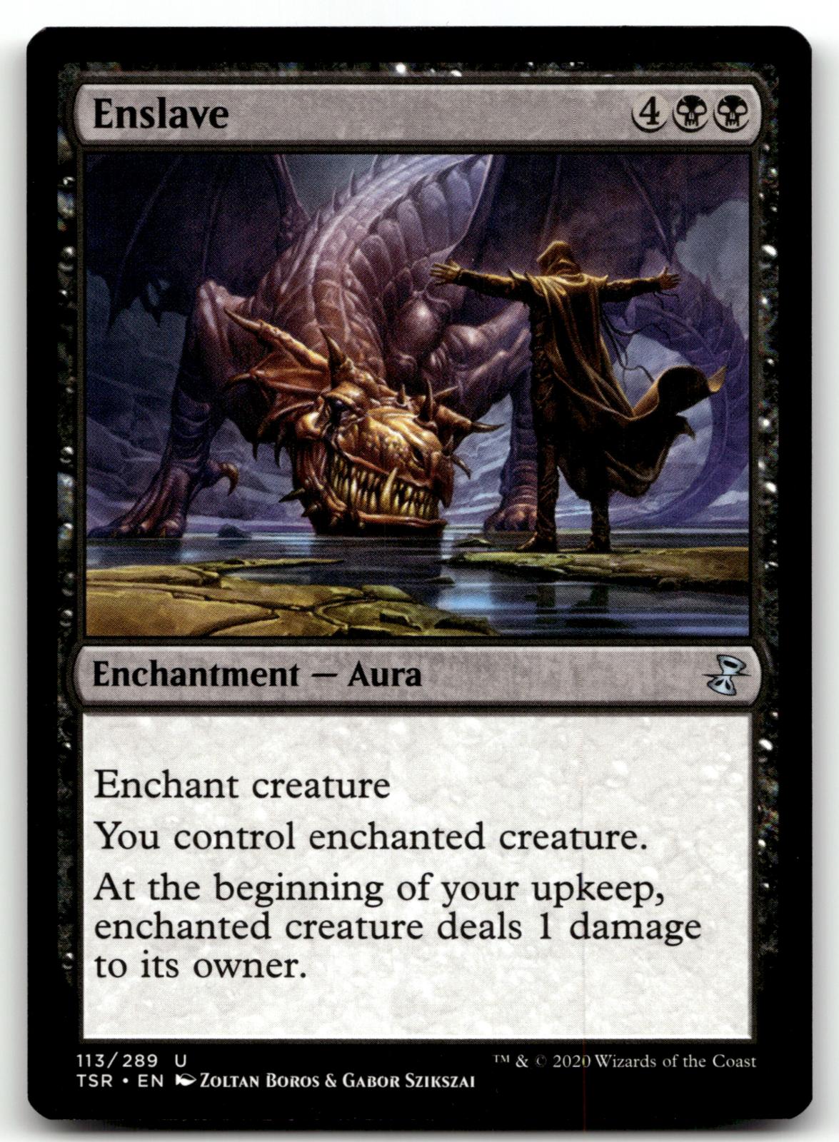 Enslave 113 Uncommon Time Spiral: Remastered Magic: The Gathering Near Mint
