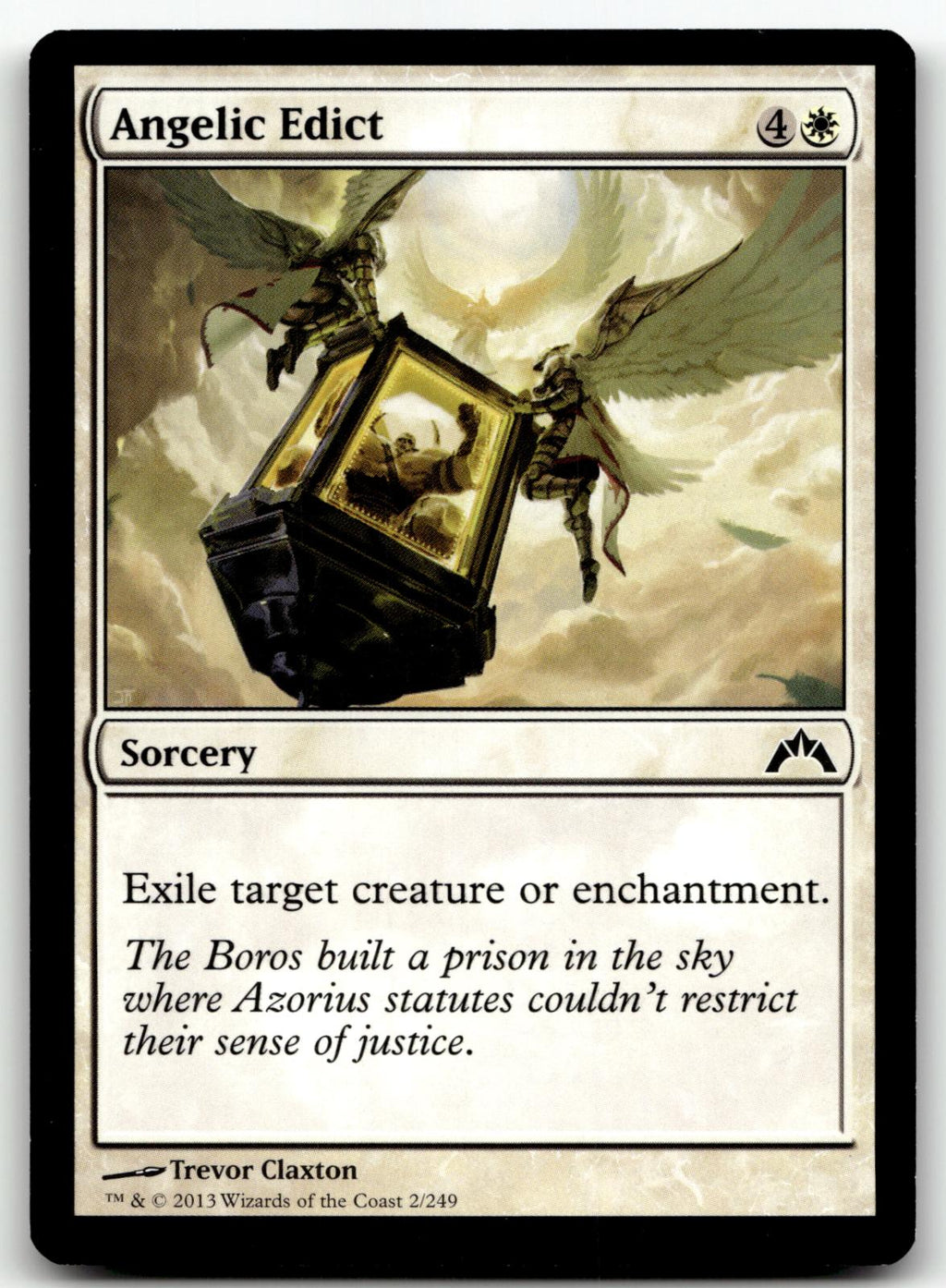 Angelic Edict 2 Common Gatecrash Magic: The Gathering Near Mint