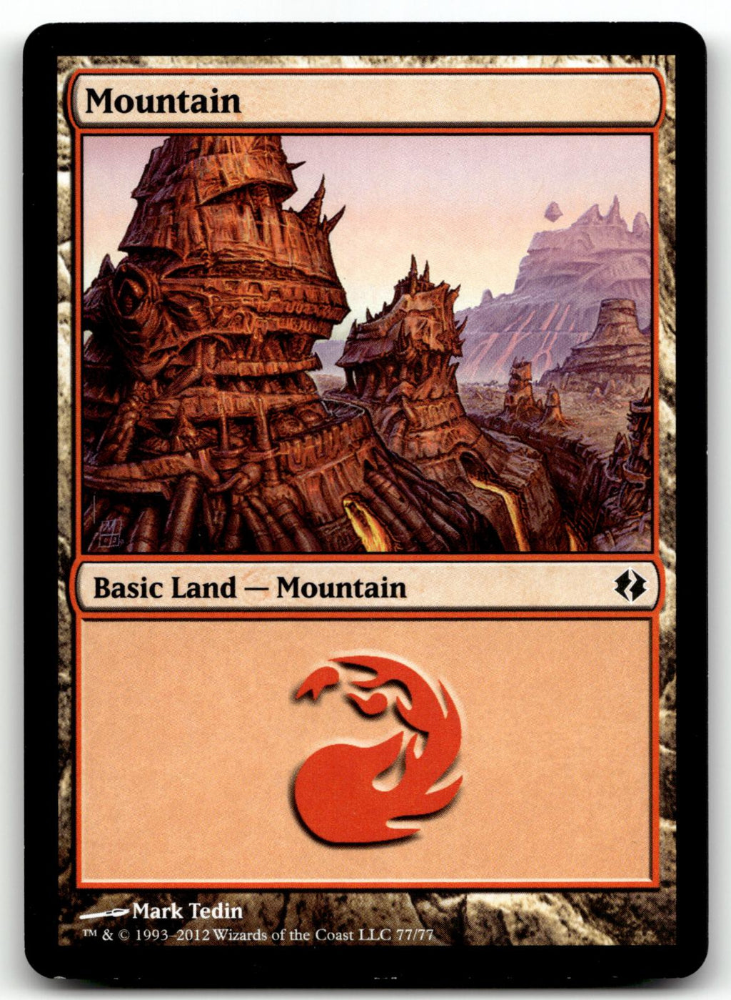 Mountain (77) 77 Land Duel Decks: Venser vs. Koth Magic: The Gathering Near Mint