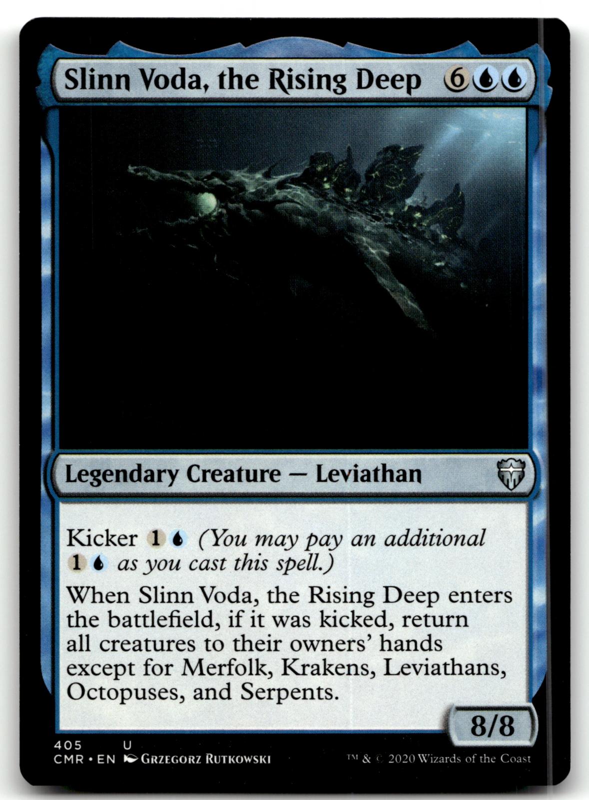 Slinn Voda, the Rising Deep 405 Commander Legends Magic: The Gathering NM