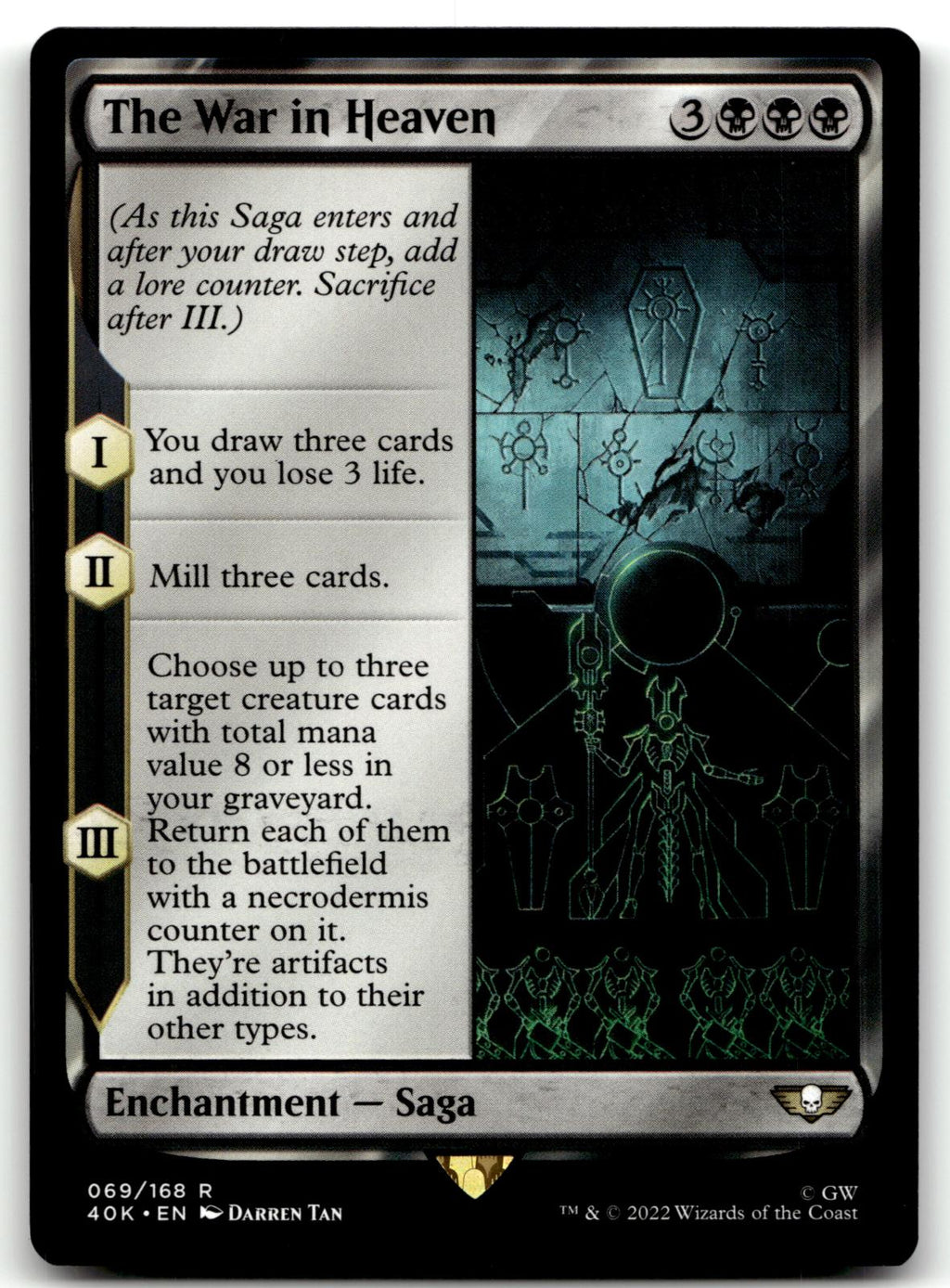 The War in Heaven 69 Universes Beyond: Warhammer 40,000 Magic: The Gathering NM