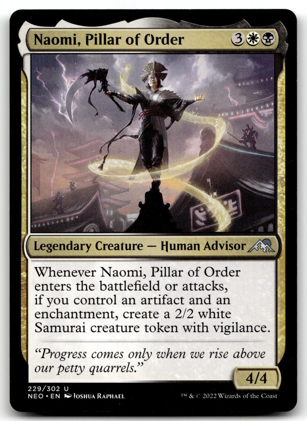 Naomi, Pillar of Order 229 Kamigawa: Neon Dynasty Magic: The Gathering NM