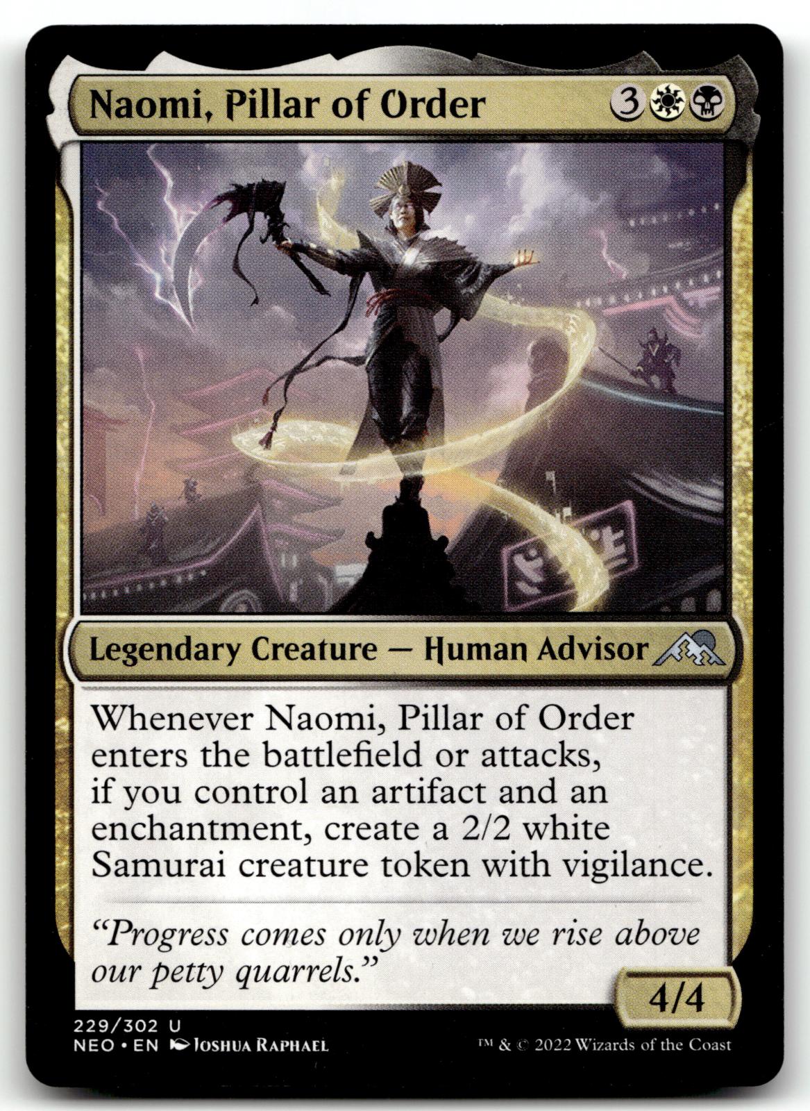 Naomi, Pillar of Order 229 Kamigawa: Neon Dynasty Magic: The Gathering NM