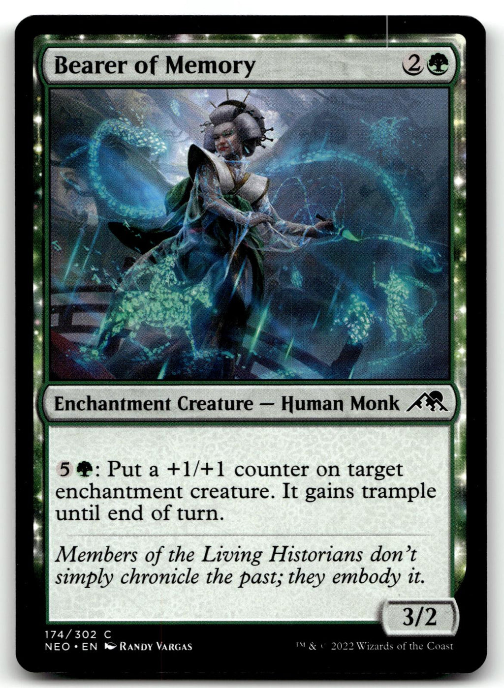 Bearer of Memory 174 Common Kamigawa: Neon Dynasty Magic: The Gathering NM