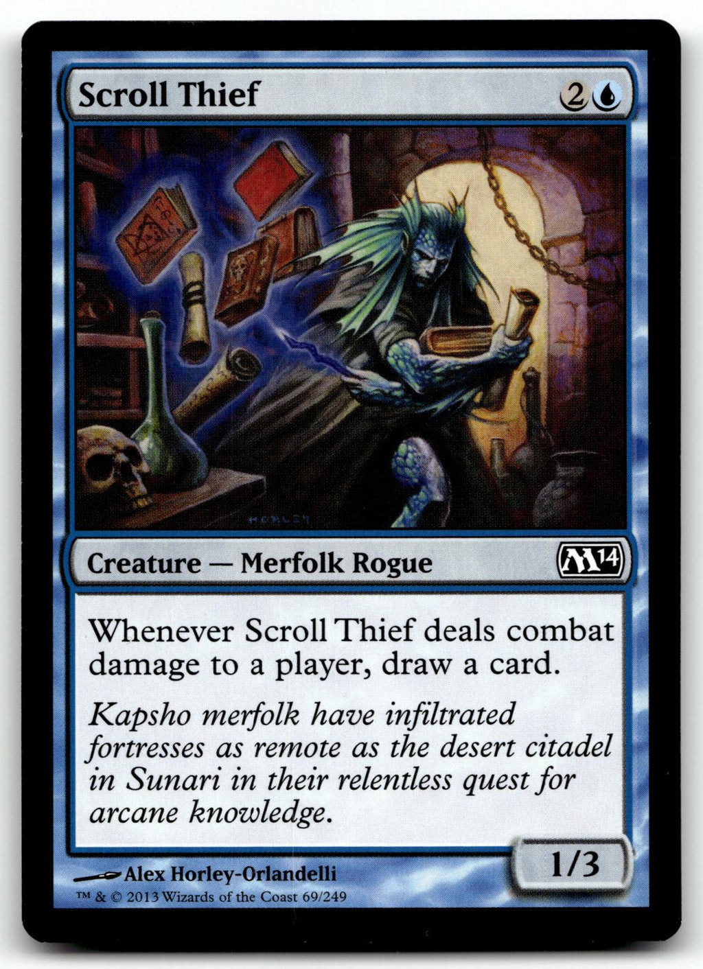 Scroll Thief 69 Common Magic 2014 (M14) Magic: The Gathering Near Mint