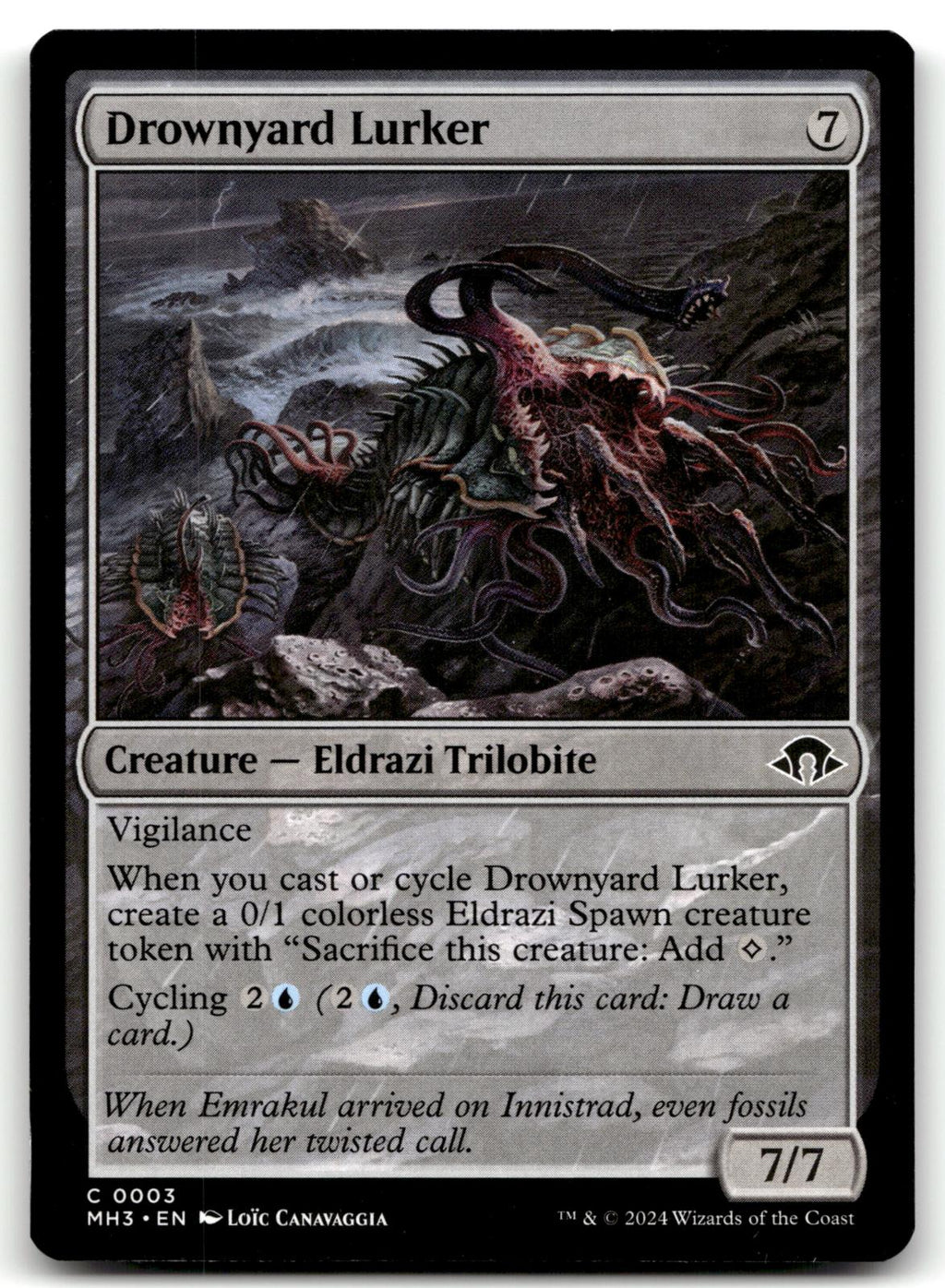 Drownyard Lurker 3 Common Modern Horizons 3 Magic: The Gathering Near Mint