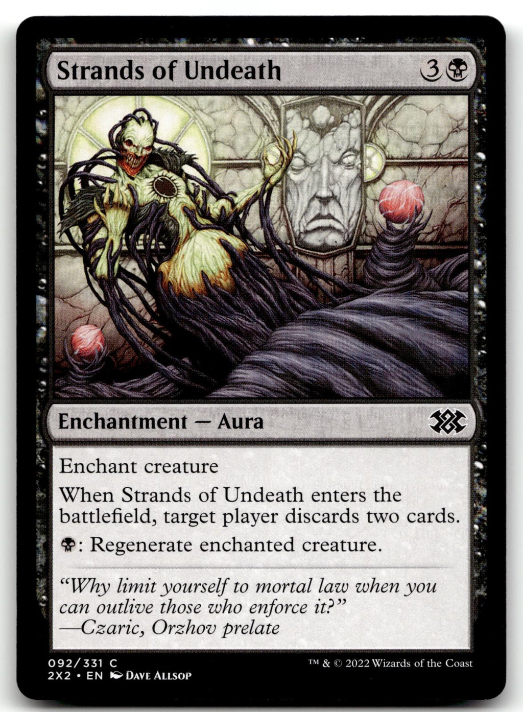 Strands of Undeath 92 Common Double Masters 2022 Magic: The Gathering Near Mint