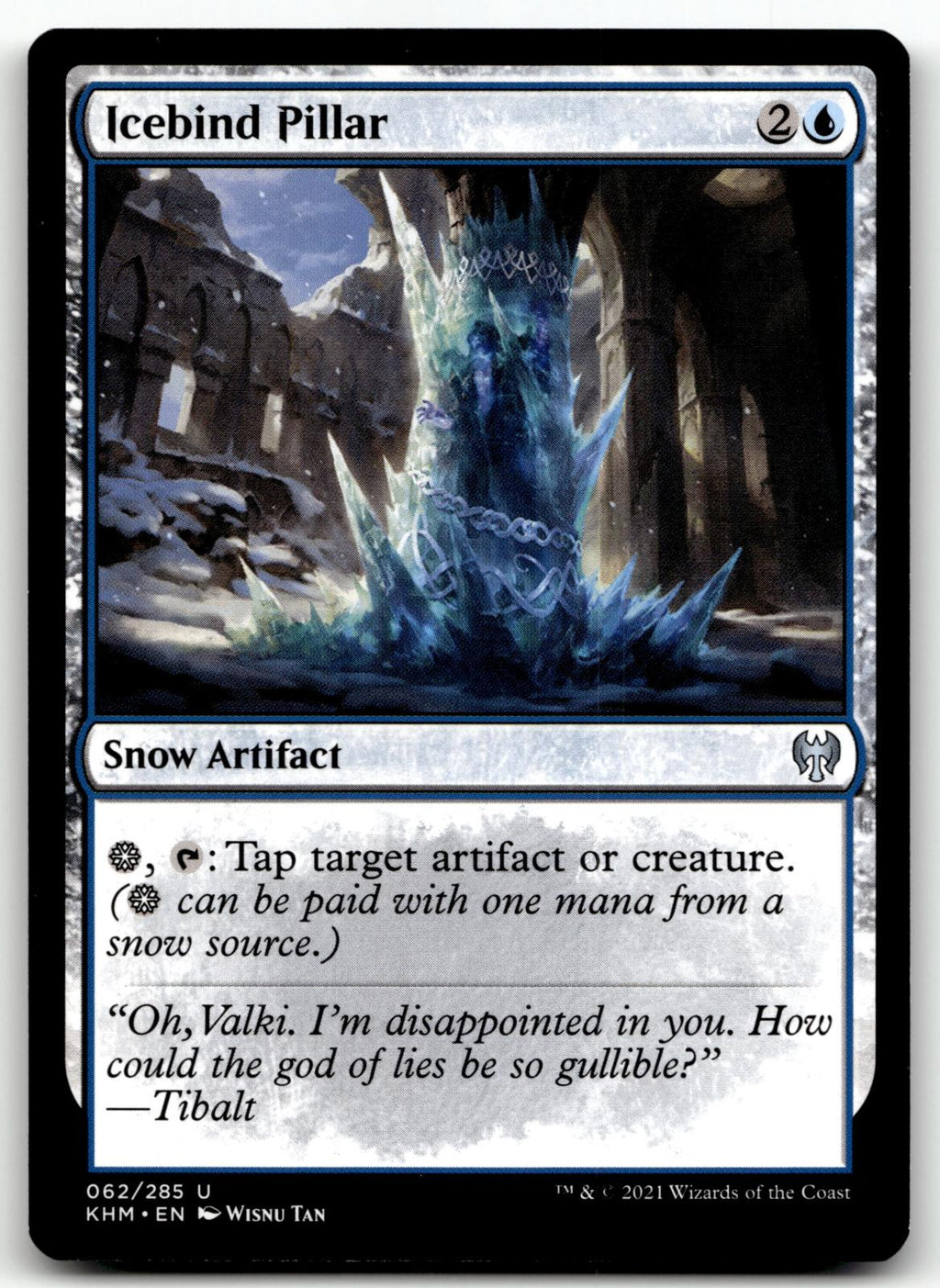Icebind Pillar 62 Uncommon Kaldheim Magic: The Gathering Near Mint