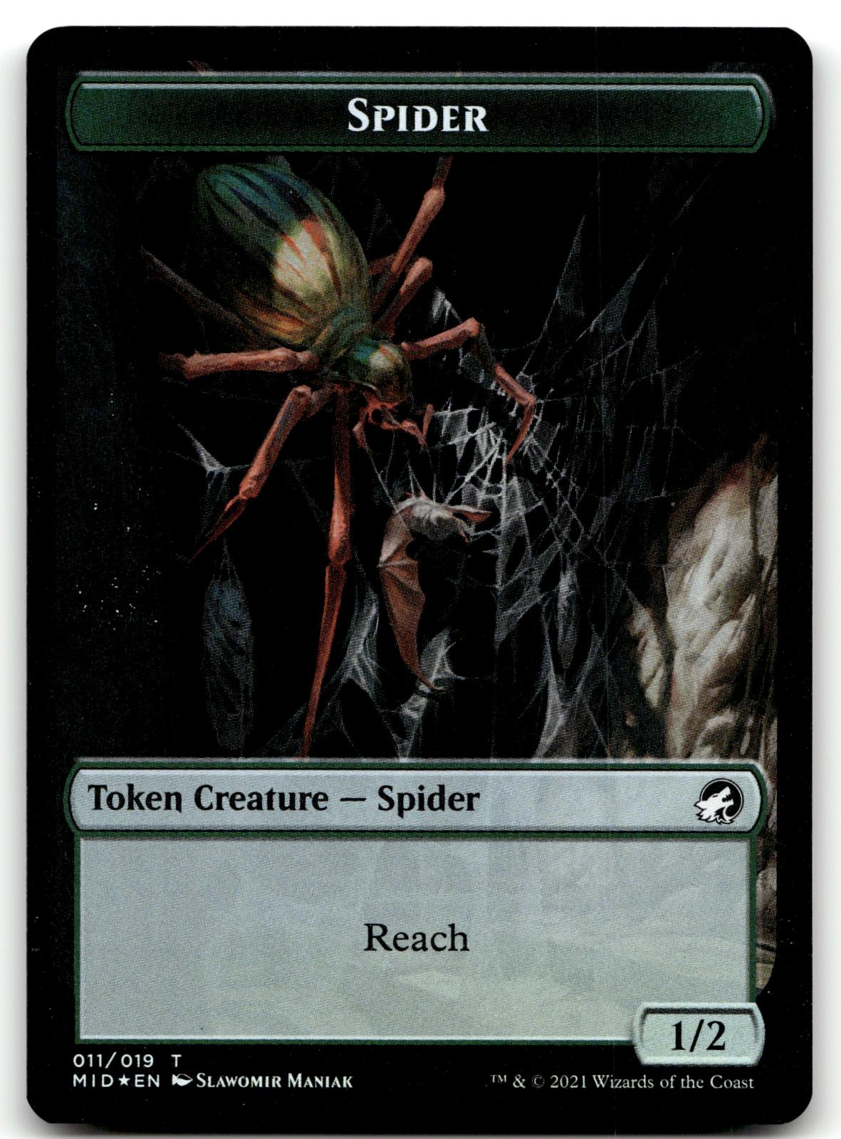 Spirit Token 2 Token Innistrad: Midnight Hunt Magic: The Gathering Near Mint