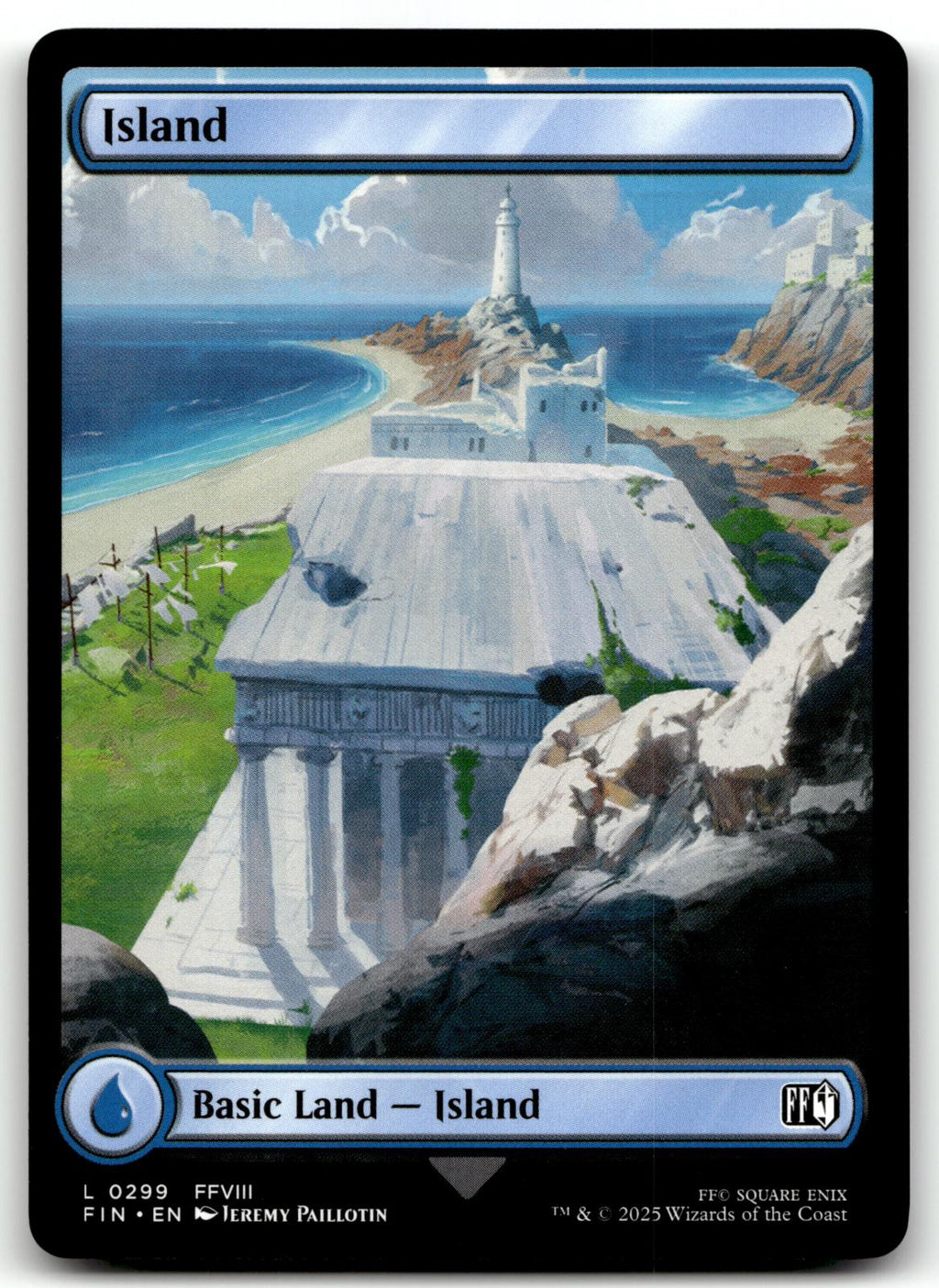 Island (0299) 299 Land FINAL FANTASY Magic: The Gathering Near Mint