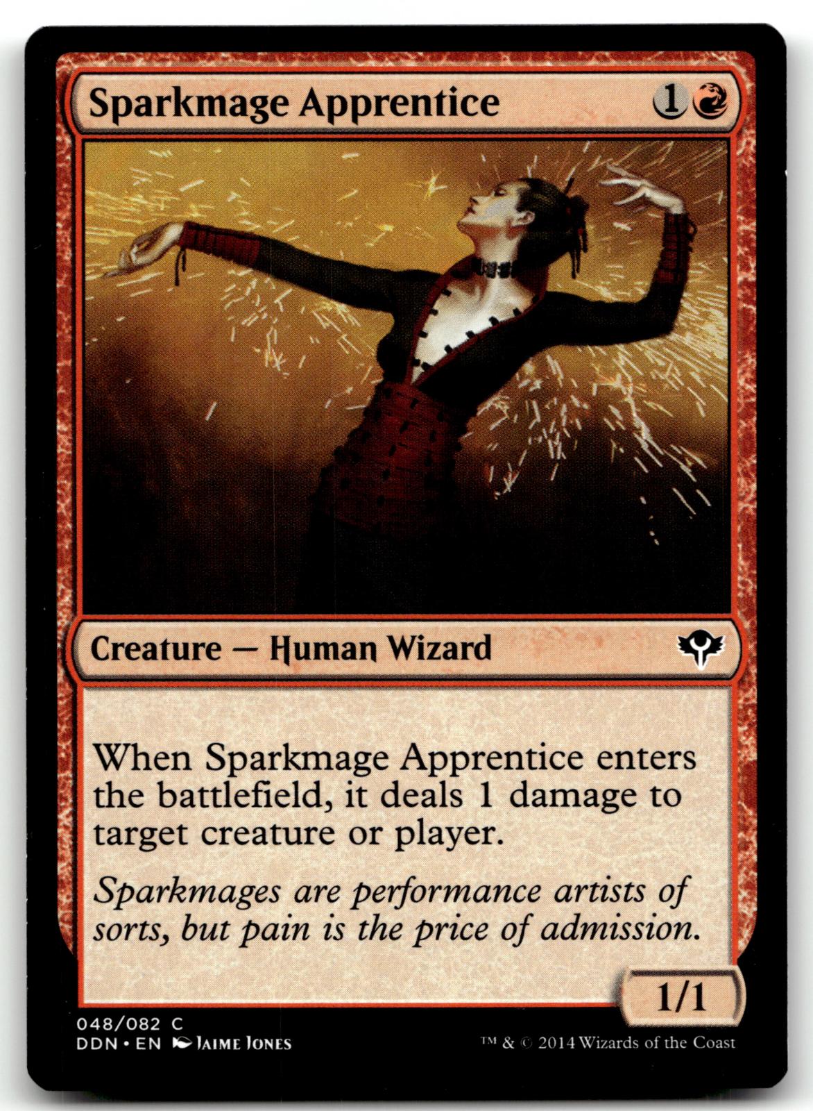 Sparkmage Apprentice 48 Duel Decks: Speed vs. Cunning Magic: The Gathering NM