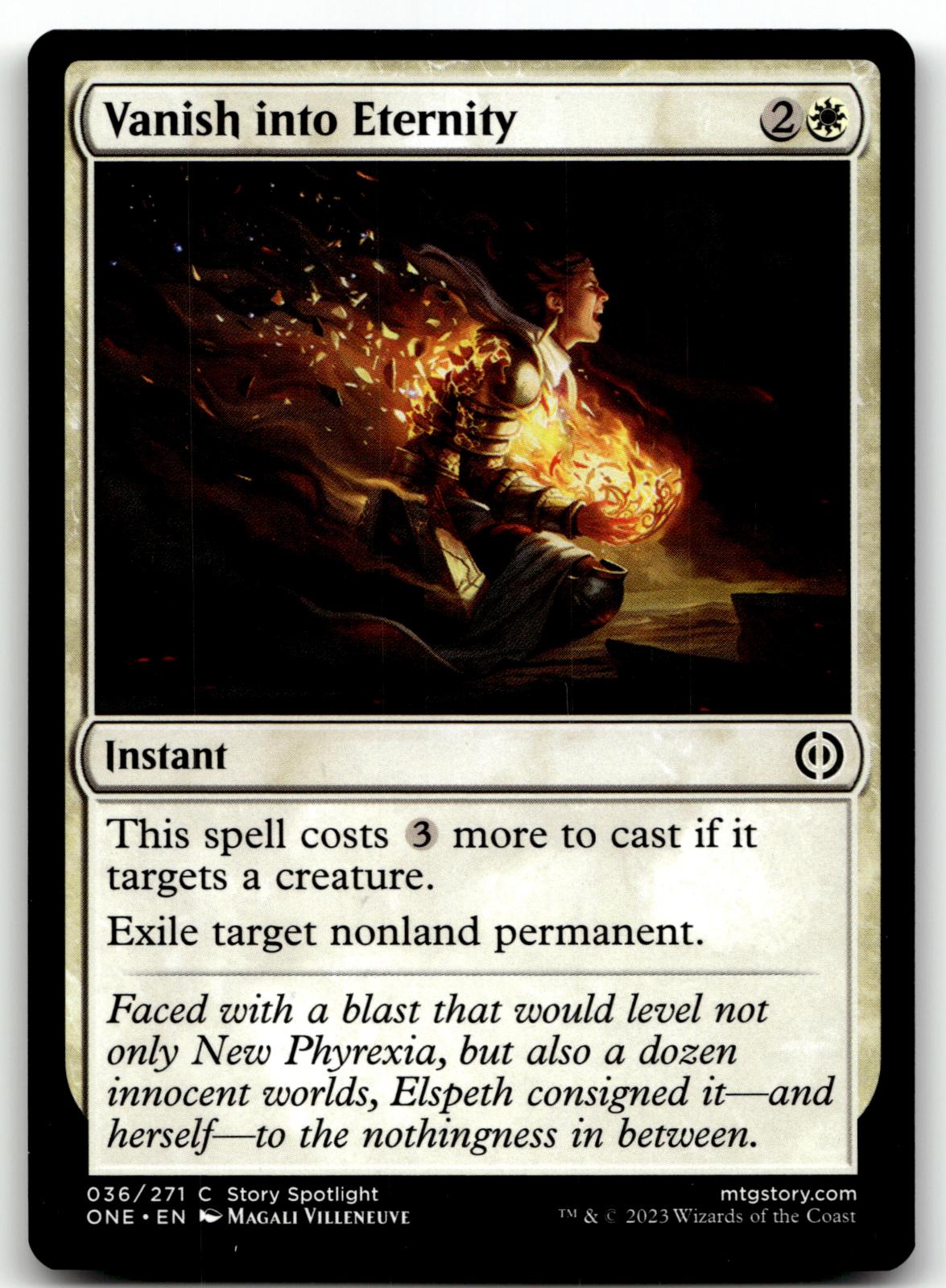 Vanish into Eternity 36 Common Phyrexia: All Will Be One Magic: The Gathering NM