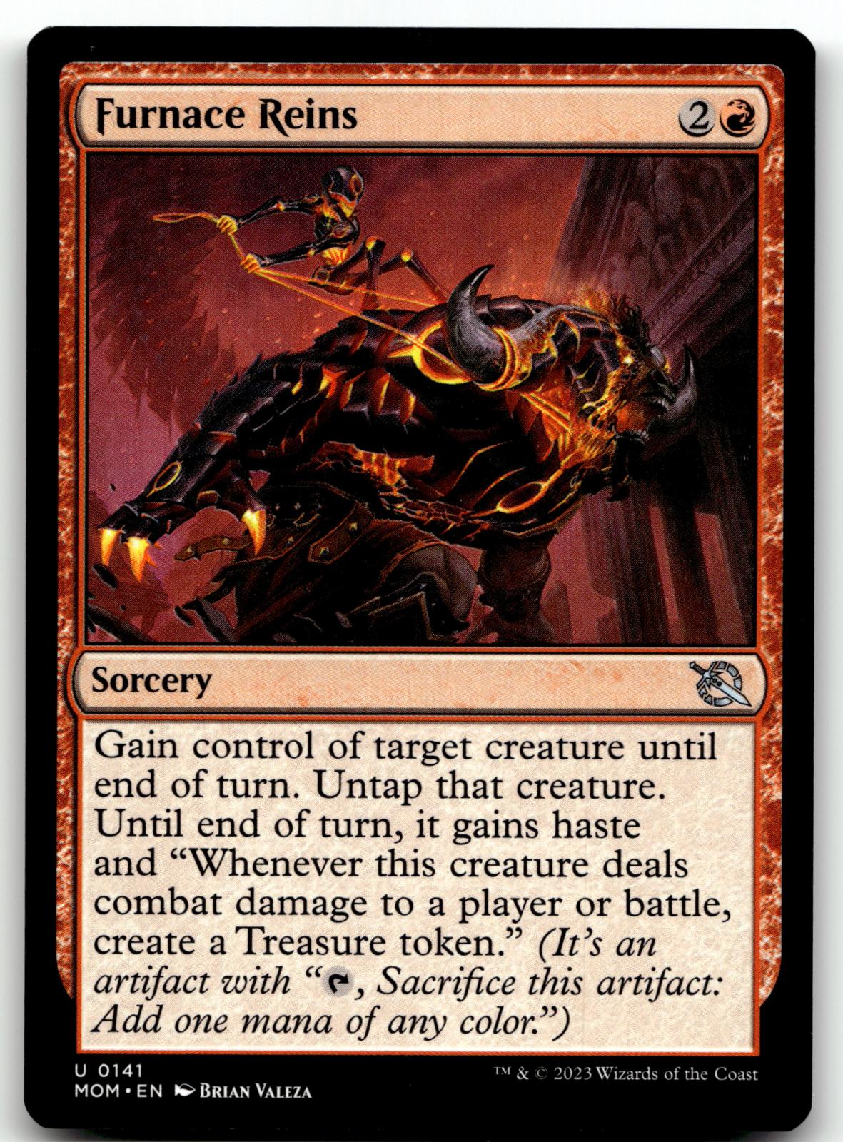 Furnace Reins 141 Uncommon March of the Machine Magic: The Gathering Near Mint