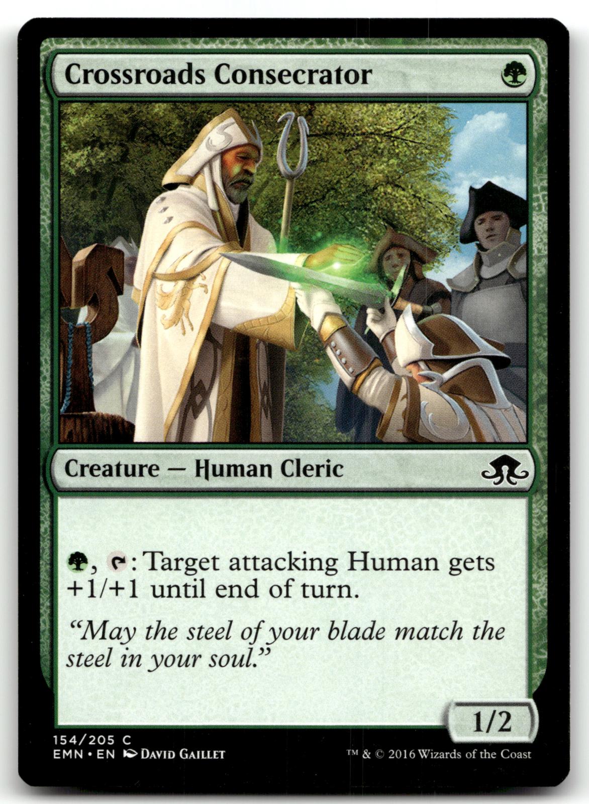 Crossroads Consecrator 154 Common Eldritch Moon Magic: The Gathering Near Mint