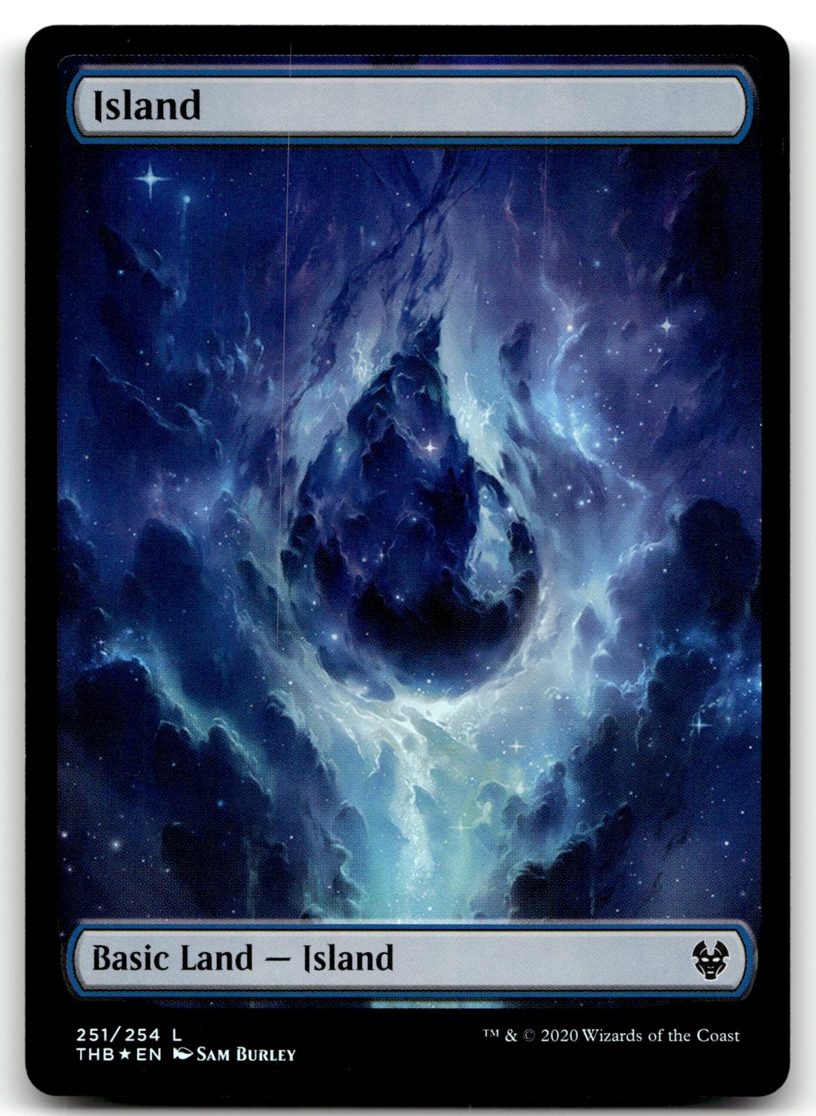 Island 251 Land Theros Beyond Death Magic: The Gathering Foil Near Mint