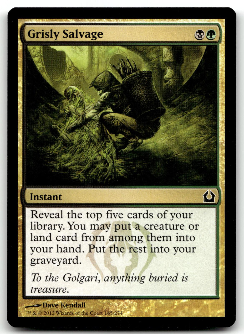 Grisly Salvage 165 Common Return to Ravnica Magic: The Gathering Near Mint