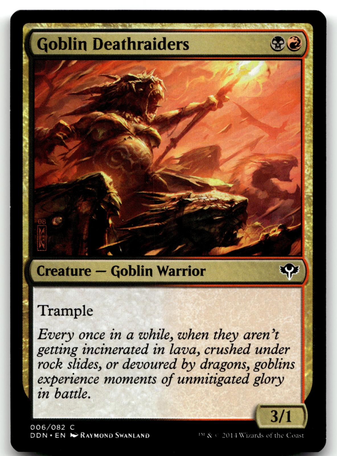 Goblin Deathraiders 6 Duel Decks: Speed vs. Cunning Magic: The Gathering NM