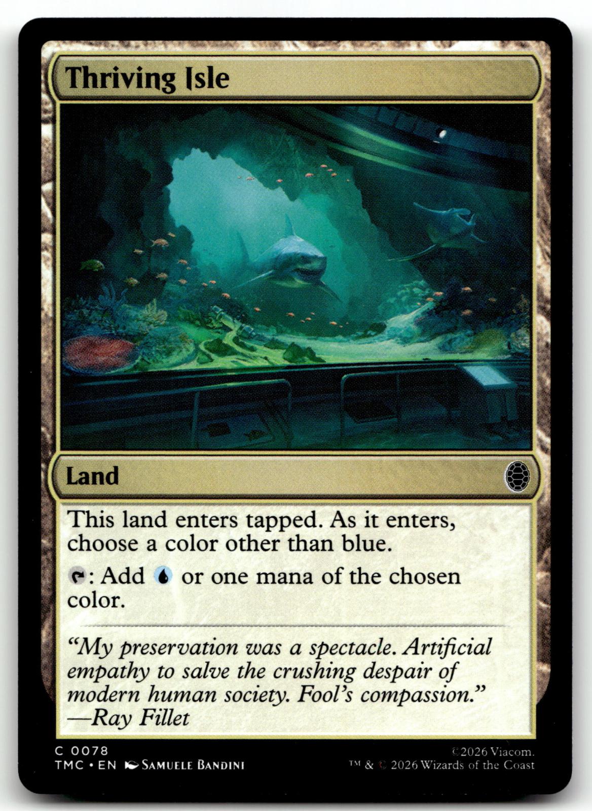 Thriving Isle 78 Commander: Teenage Mutant Ninja Turtles Magic: The Gathering NM