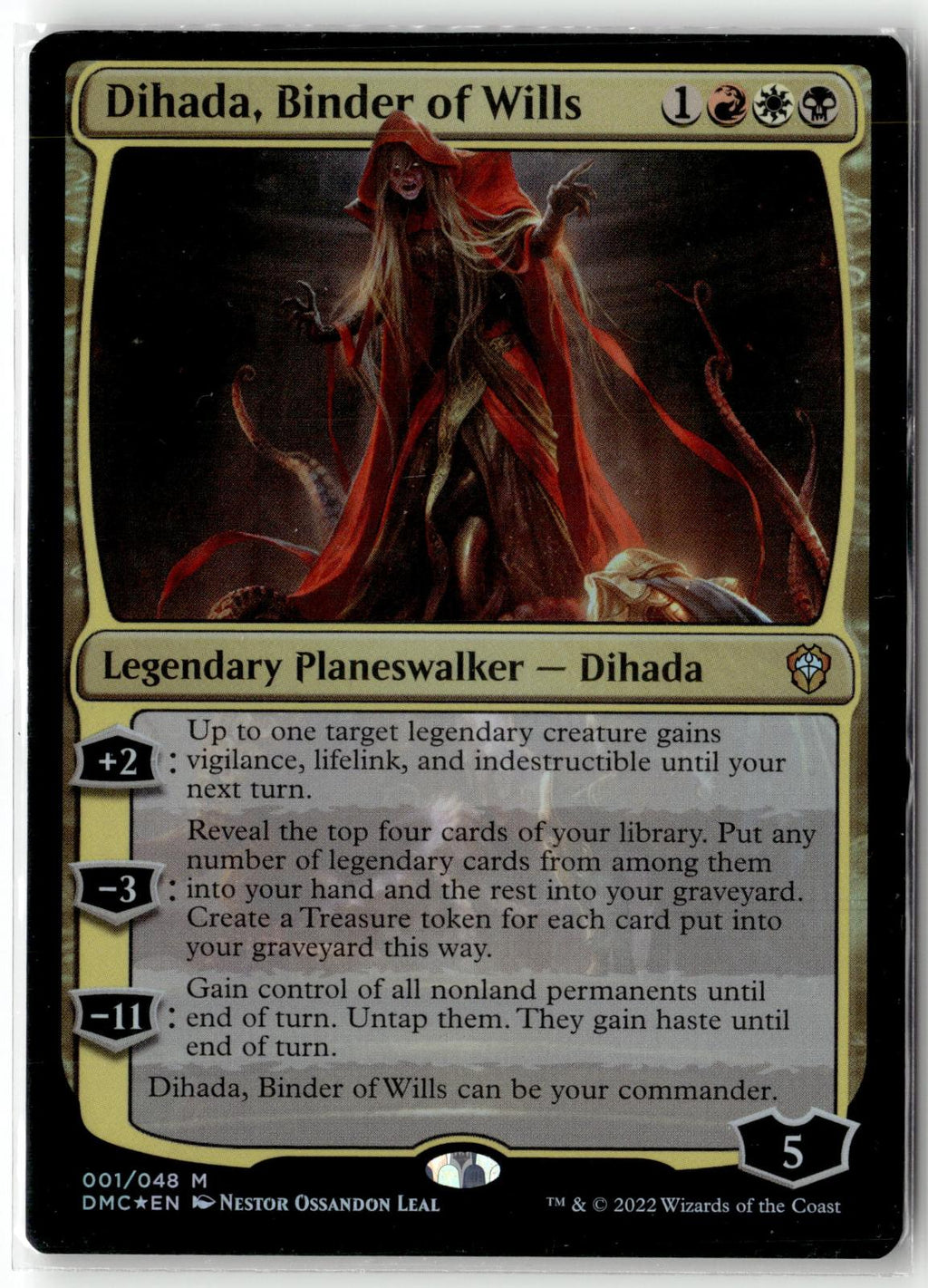 Dihada, Binder of Wills 1 Commander: Dominaria United Magic: The Gathering NM