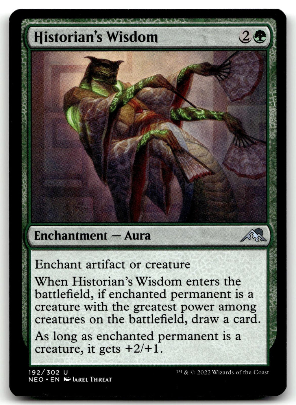 Historian's Wisdom 192 Uncommon Kamigawa: Neon Dynasty Magic: The Gathering NM