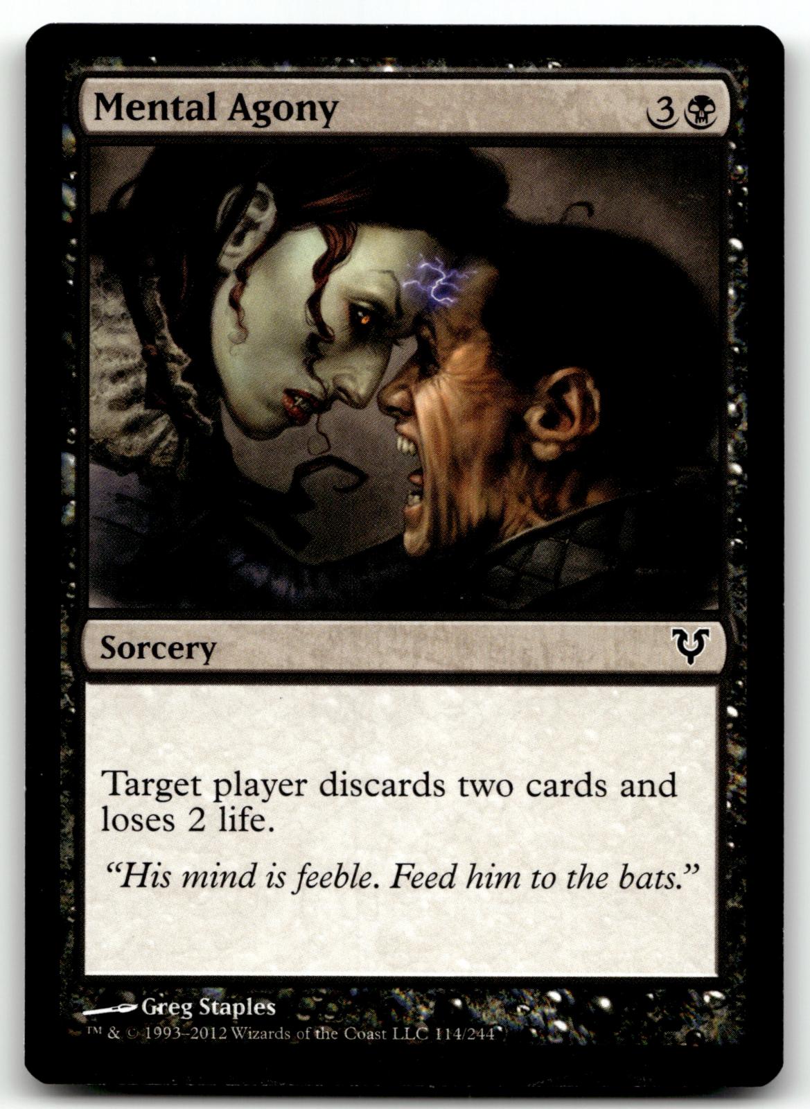 Mental Agony 114 Common Avacyn Restored Magic: The Gathering Near Mint