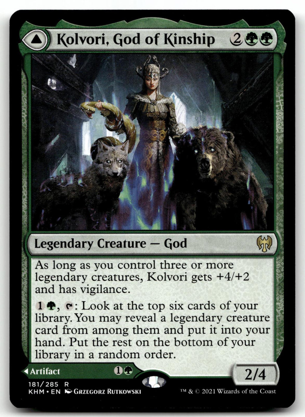 Kolvori, God of Kinship 181 Rare Kaldheim Magic: The Gathering Near Mint