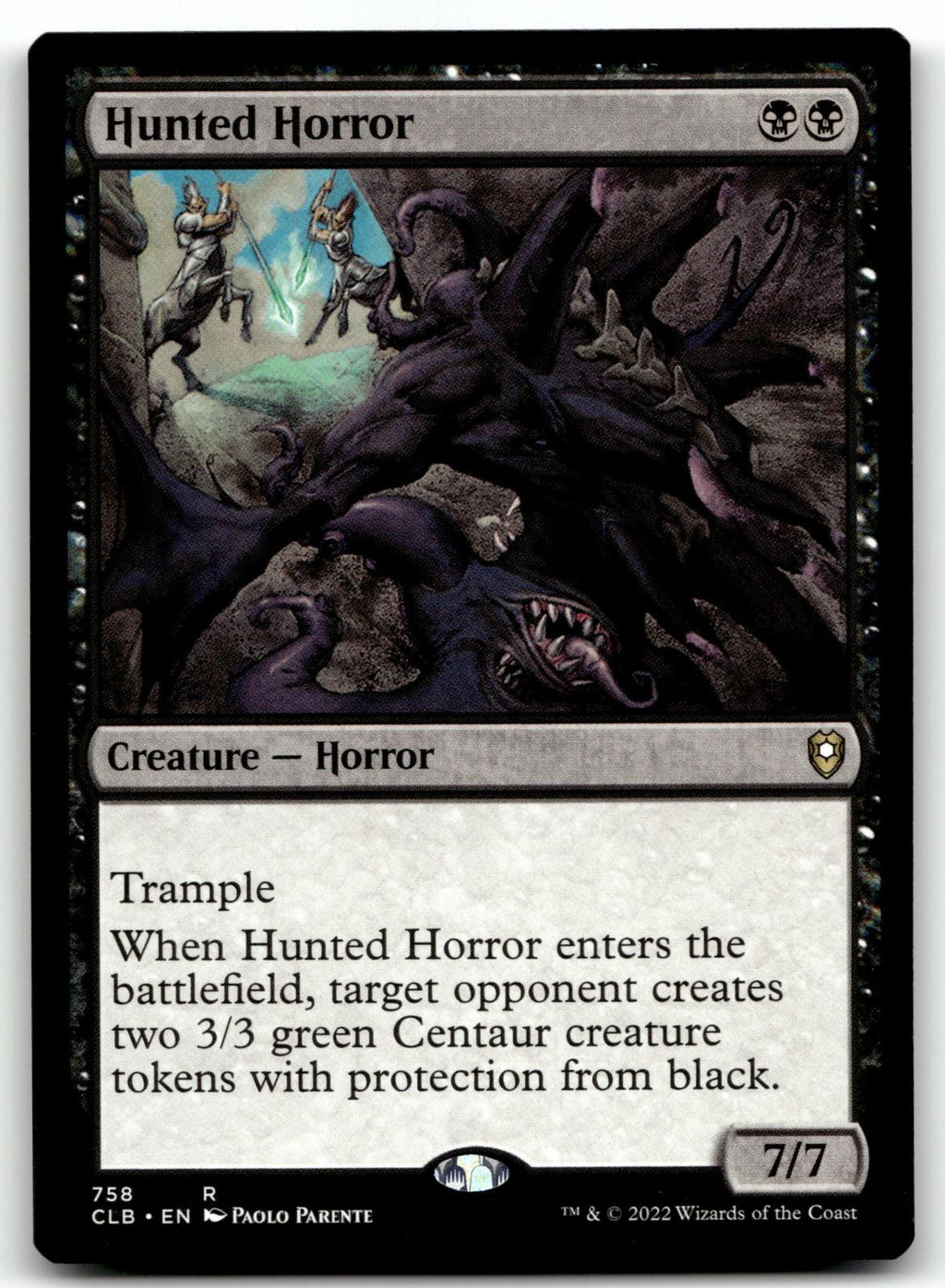 Hunted Horror 758 Commander Legends: Battle for Baldur's Gate Magic: 