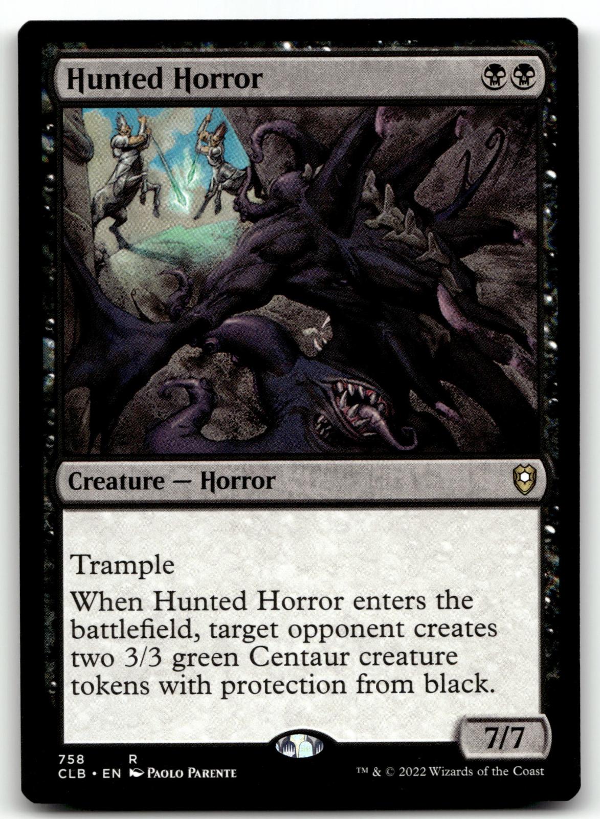 Hunted Horror 758 Commander Legends: Battle for Baldur's Gate Magic: 