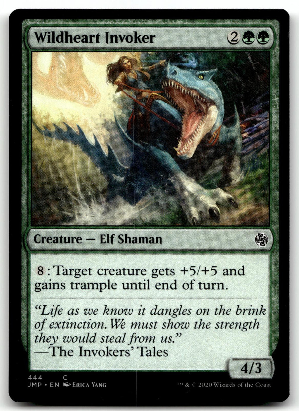 Wildheart Invoker 444 Common Jumpstart Magic: The Gathering Near Mint