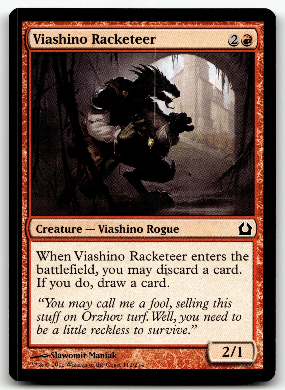 Viashino Racketeer 112 Common Return to Ravnica Magic: The Gathering Near Mint