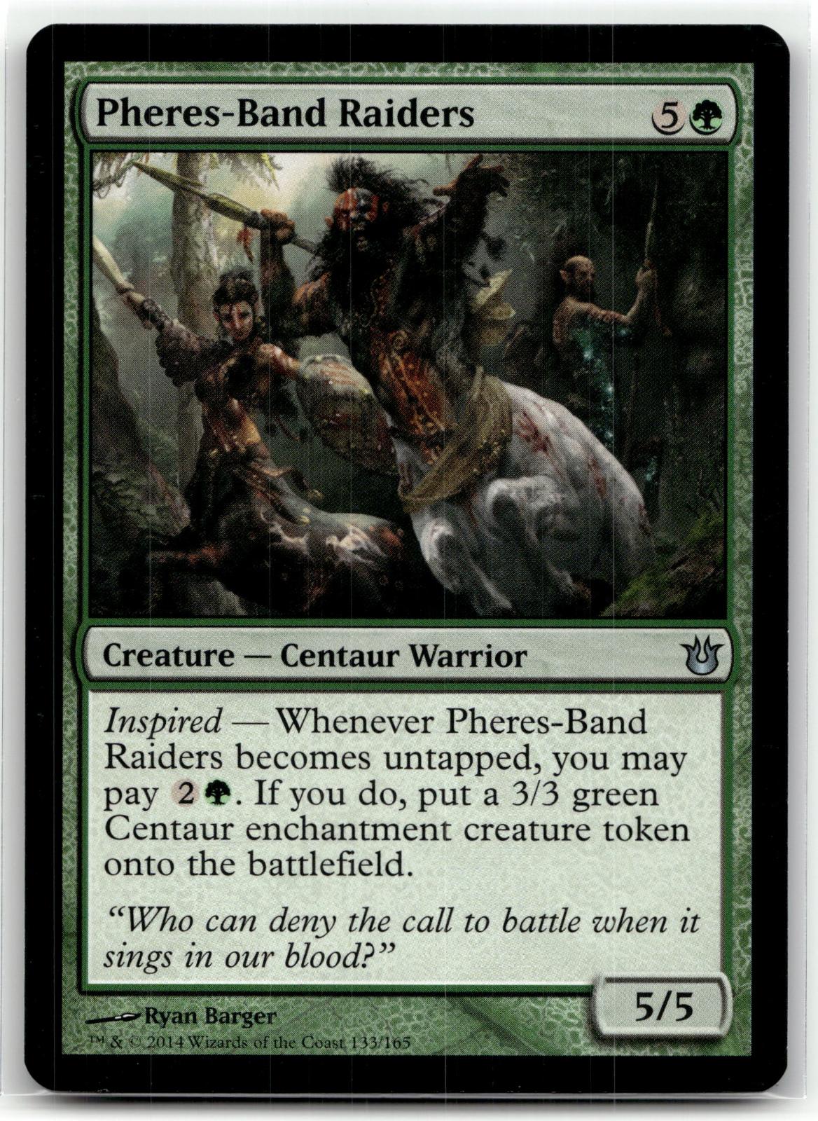 Pheres-Band Raiders 133 Uncommon Born of the Gods Magic: The Gathering Near Mint