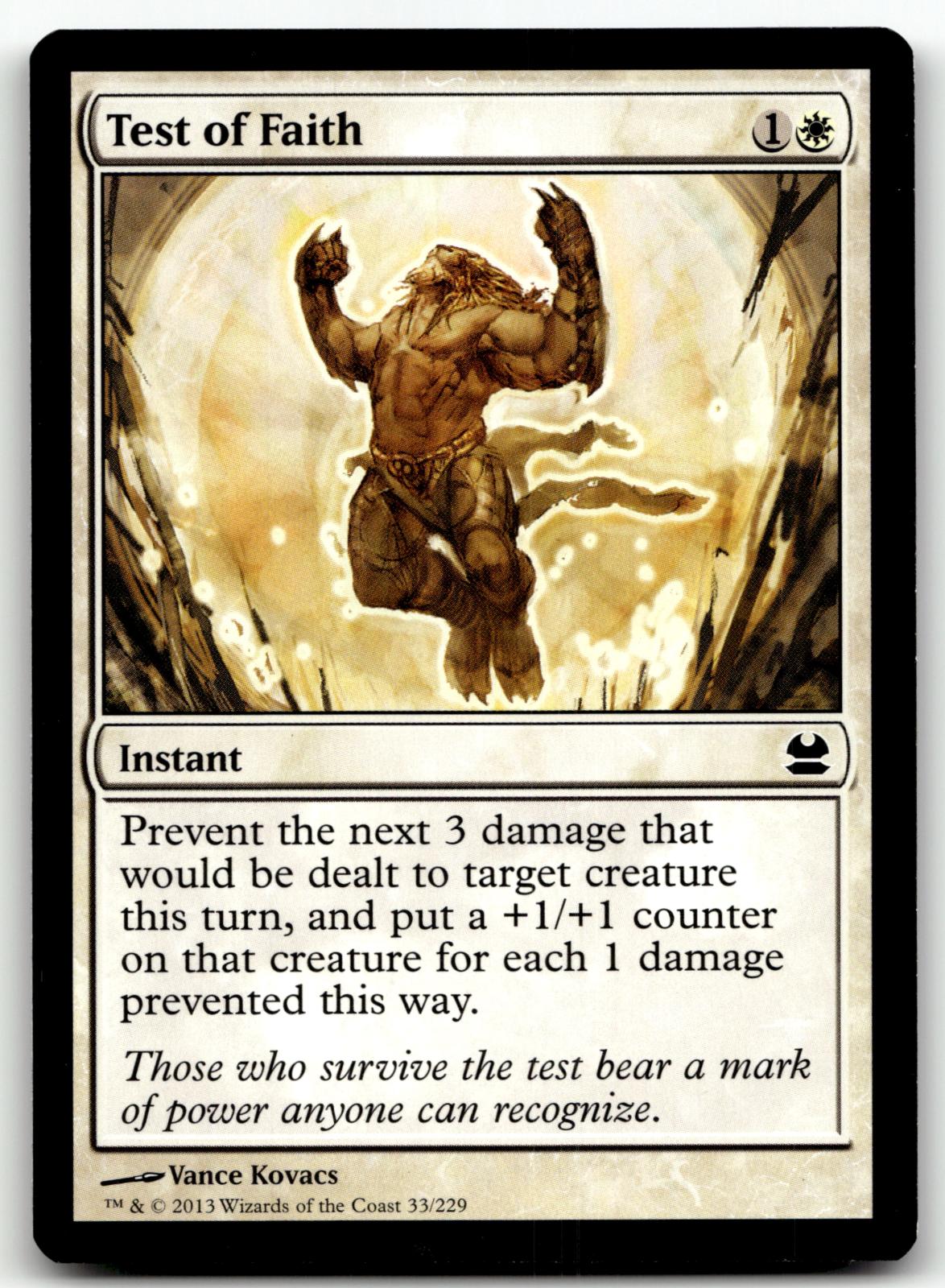 Test of Faith 33 Common Modern Masters Magic: The Gathering Near Mint