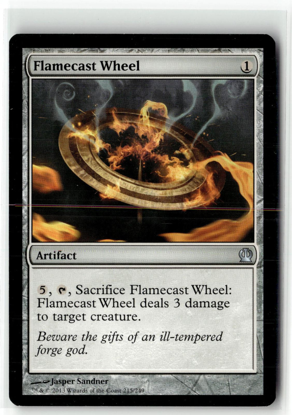 Flamecast Wheel 215 Uncommon Theros Magic: The Gathering Near Mint