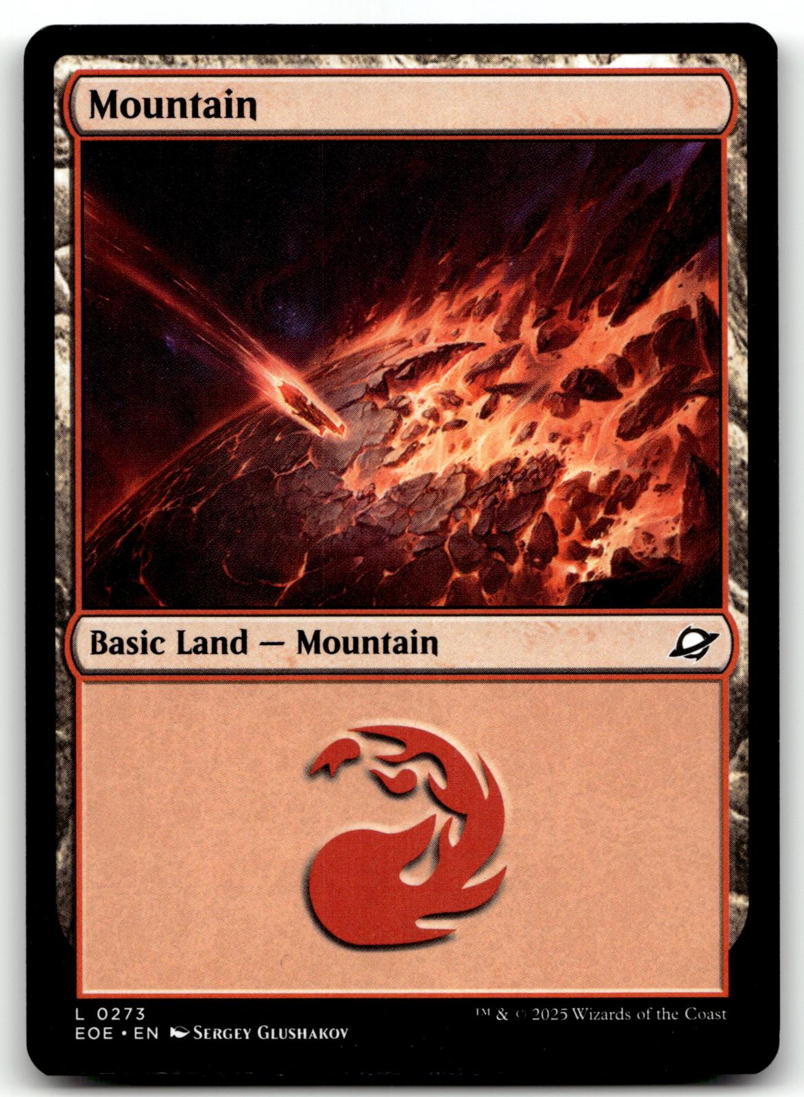 Mountain (0273) 273 Land Edge of Eternities Magic: The Gathering Near Mint